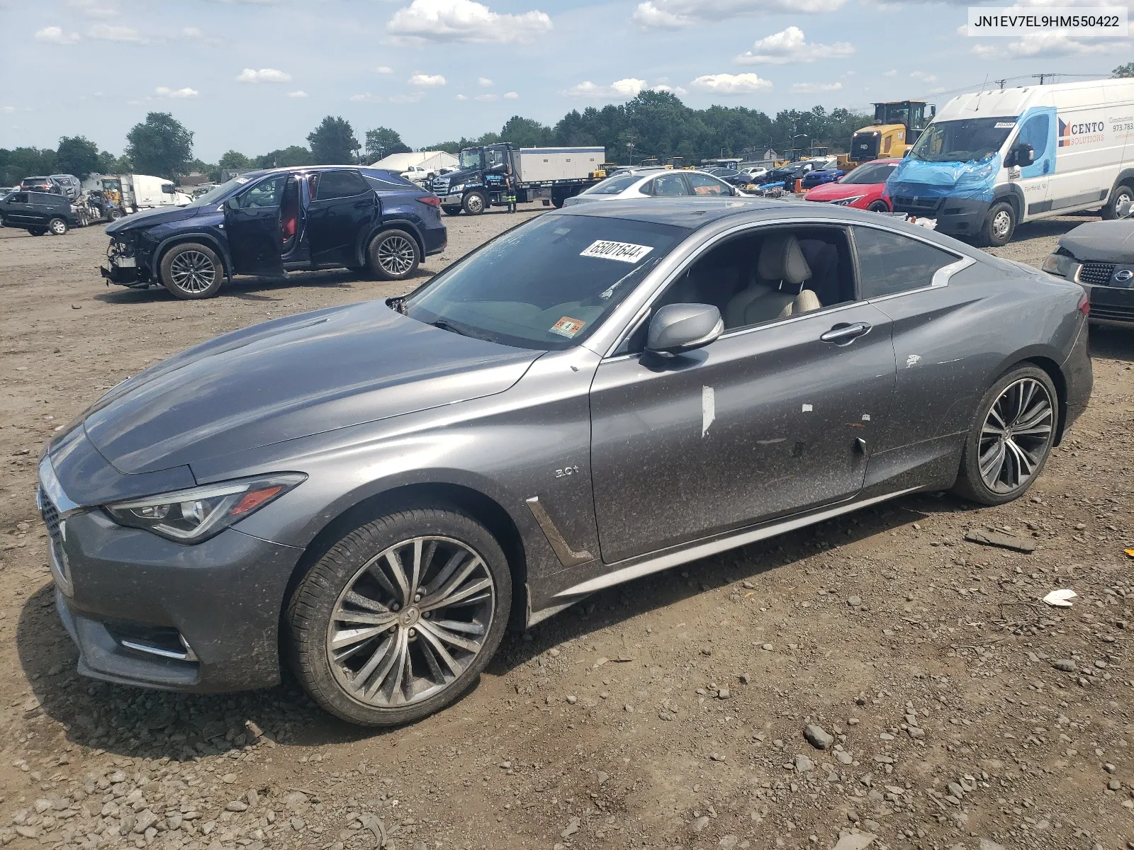 2017 Infiniti Q60 Premium VIN: JN1EV7EL9HM550422 Lot: 65001644