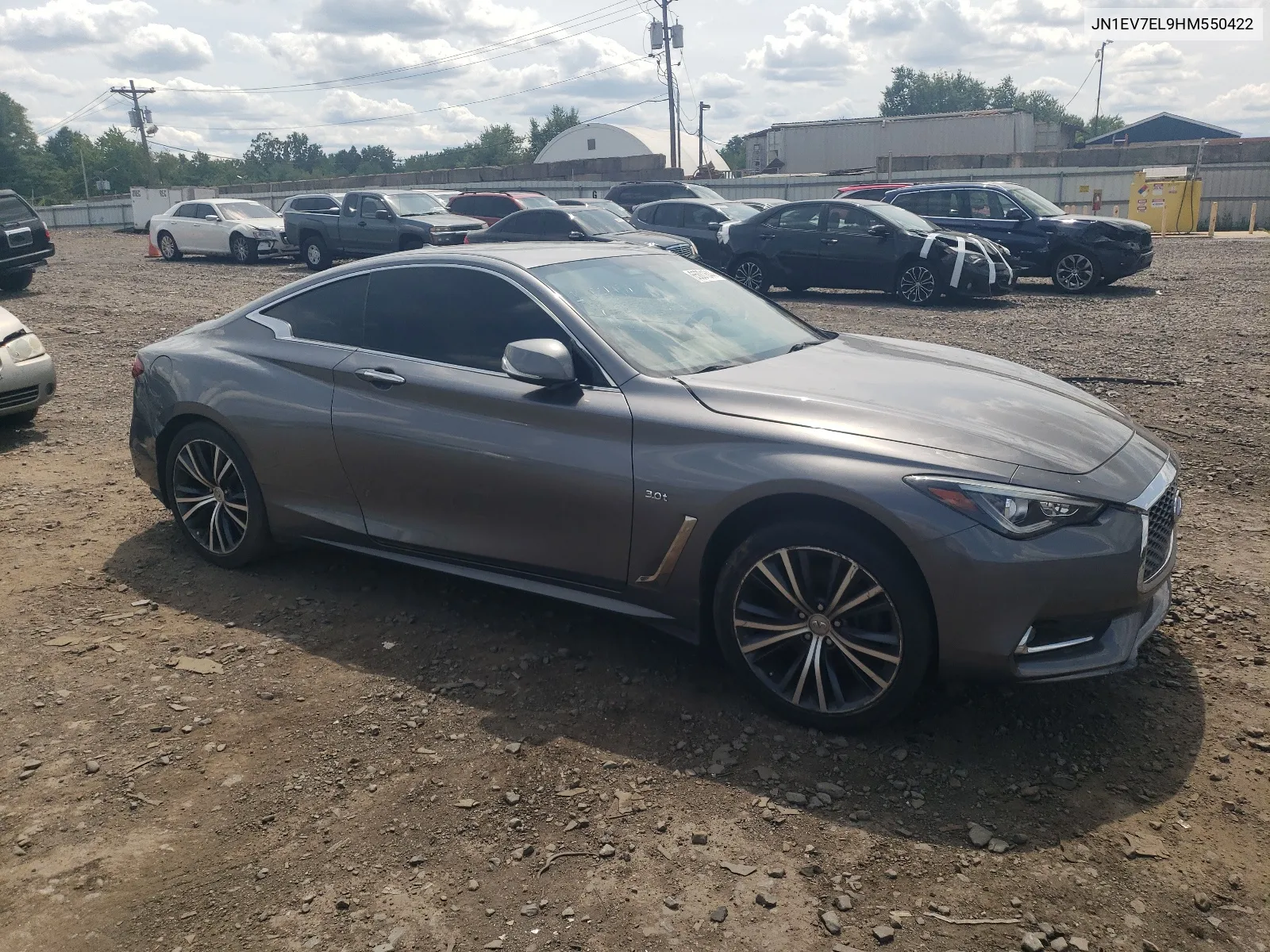 2017 Infiniti Q60 Premium VIN: JN1EV7EL9HM550422 Lot: 65001644