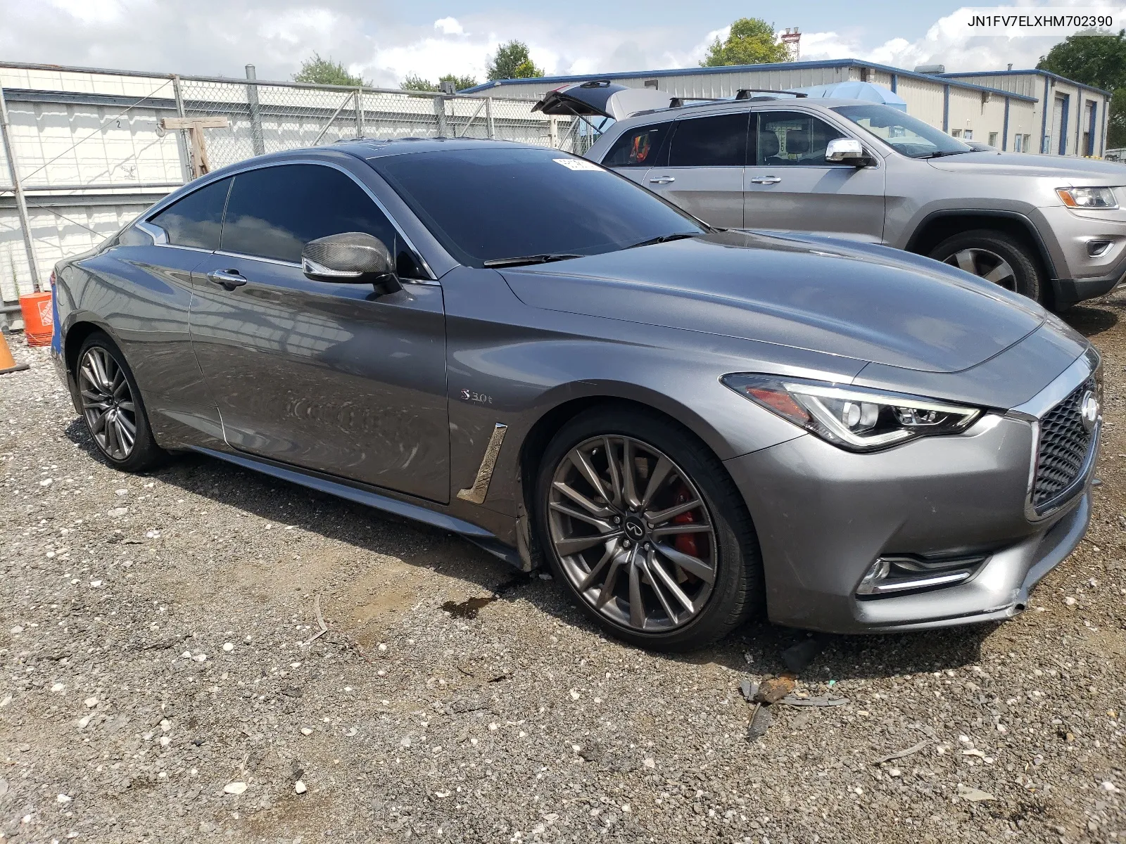 2017 Infiniti Q60 Red Sport 400 VIN: JN1FV7ELXHM702390 Lot: 65198114