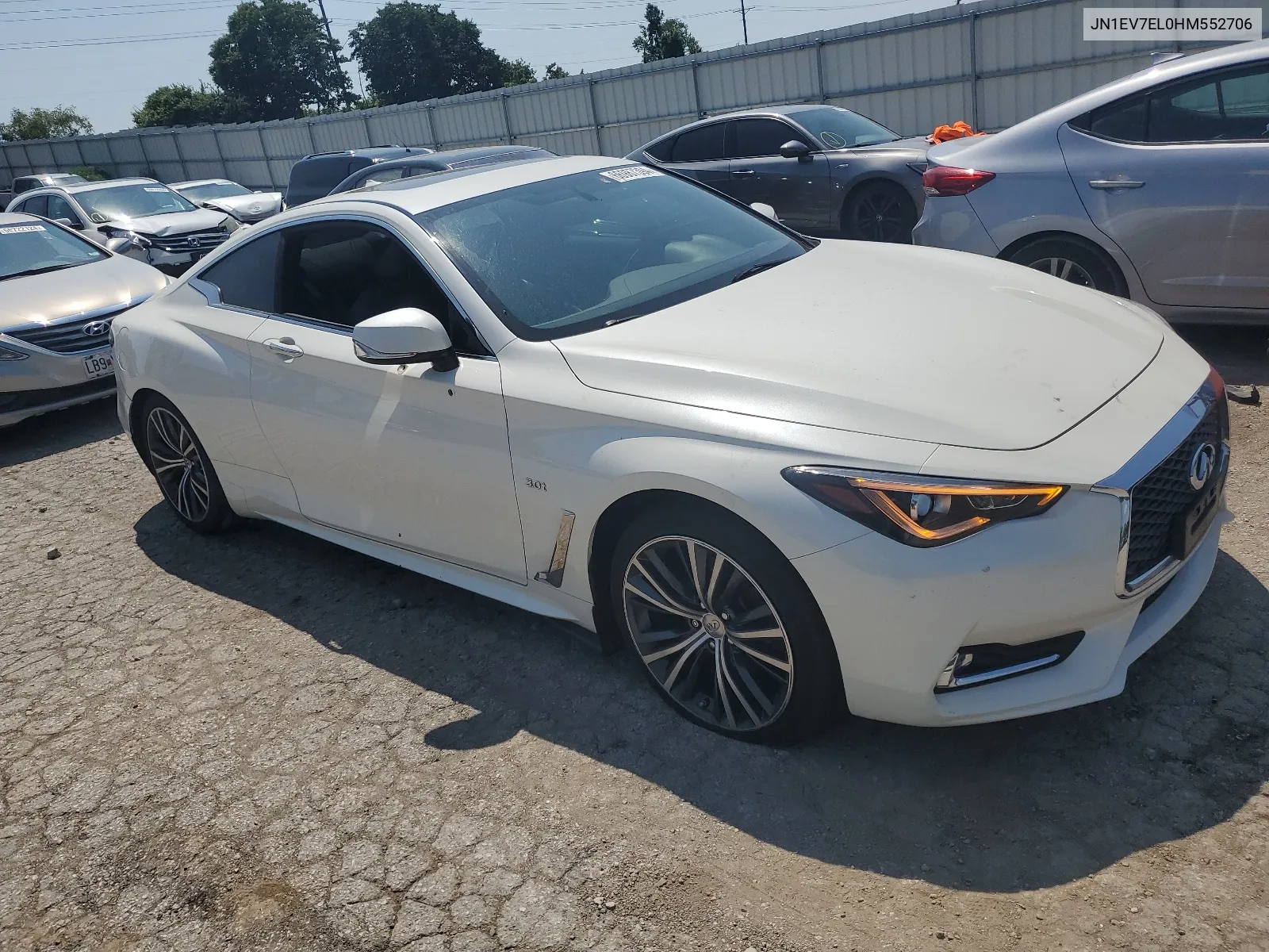 2017 Infiniti Q60 Premium VIN: JN1EV7EL0HM552706 Lot: 66987394