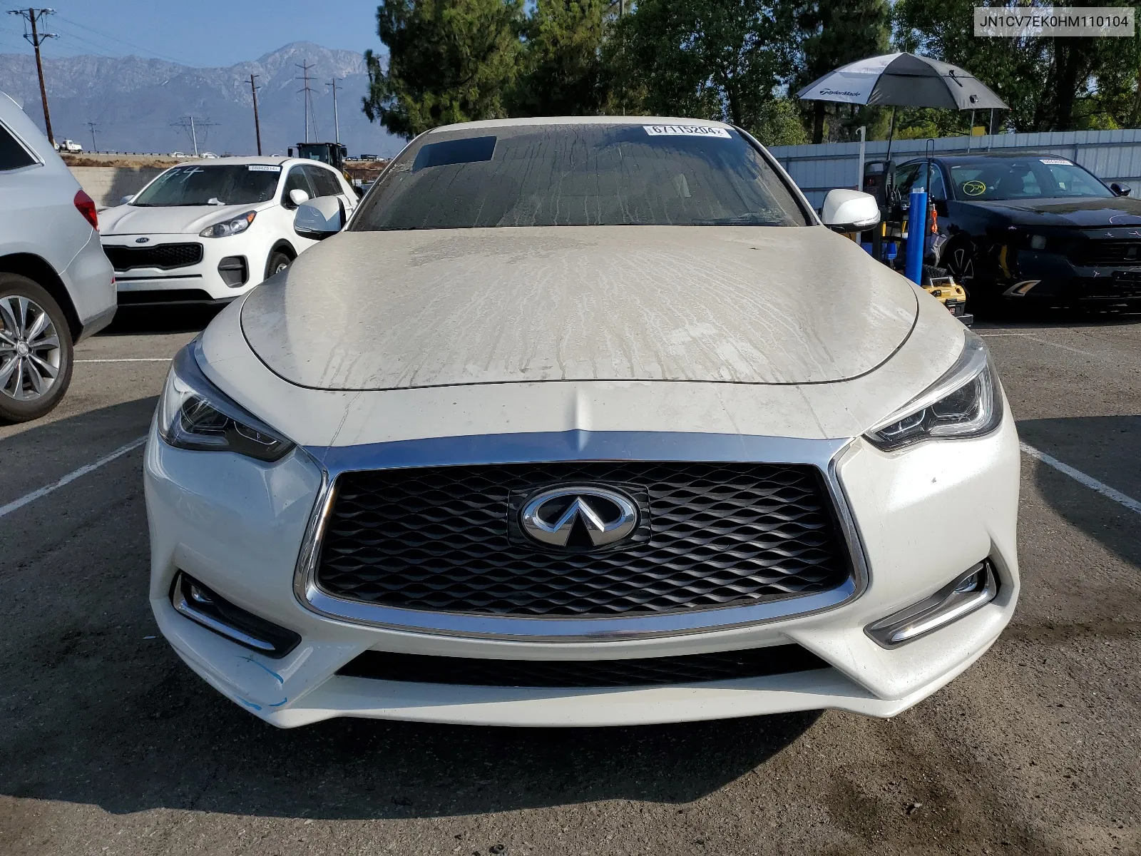 2017 Infiniti Q60 Base VIN: JN1CV7EK0HM110104 Lot: 67115204