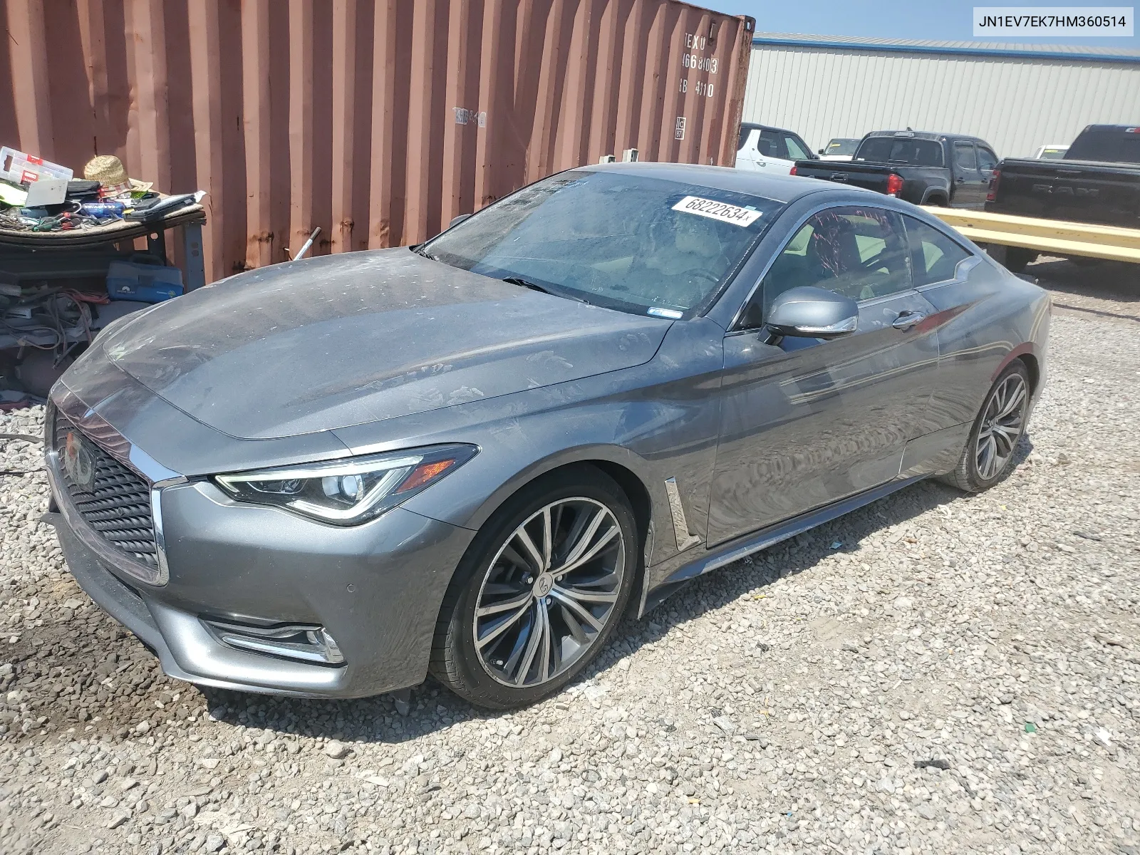 2017 Infiniti Q60 Premium VIN: JN1EV7EK7HM360514 Lot: 68222634