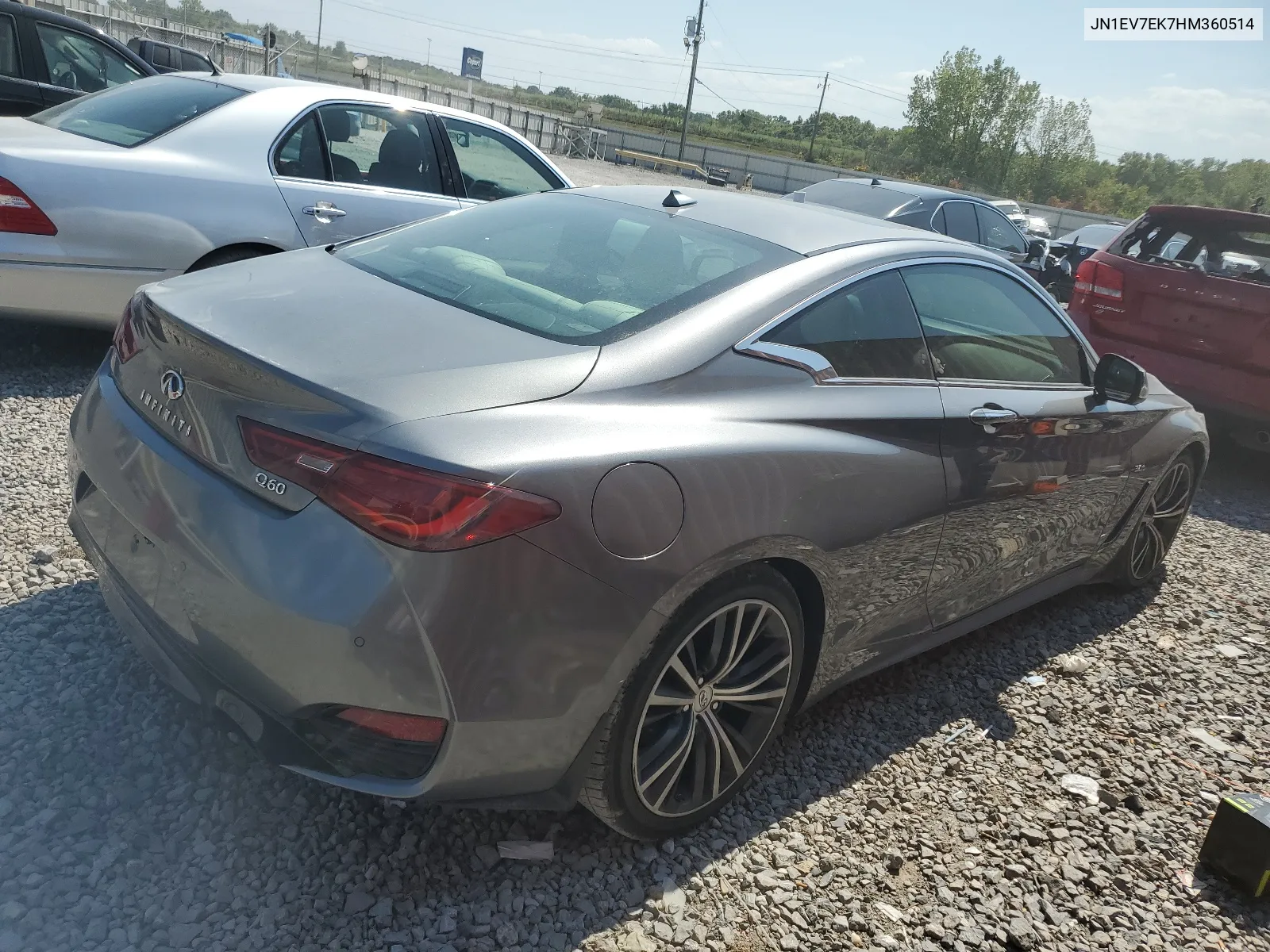 2017 Infiniti Q60 Premium VIN: JN1EV7EK7HM360514 Lot: 68222634