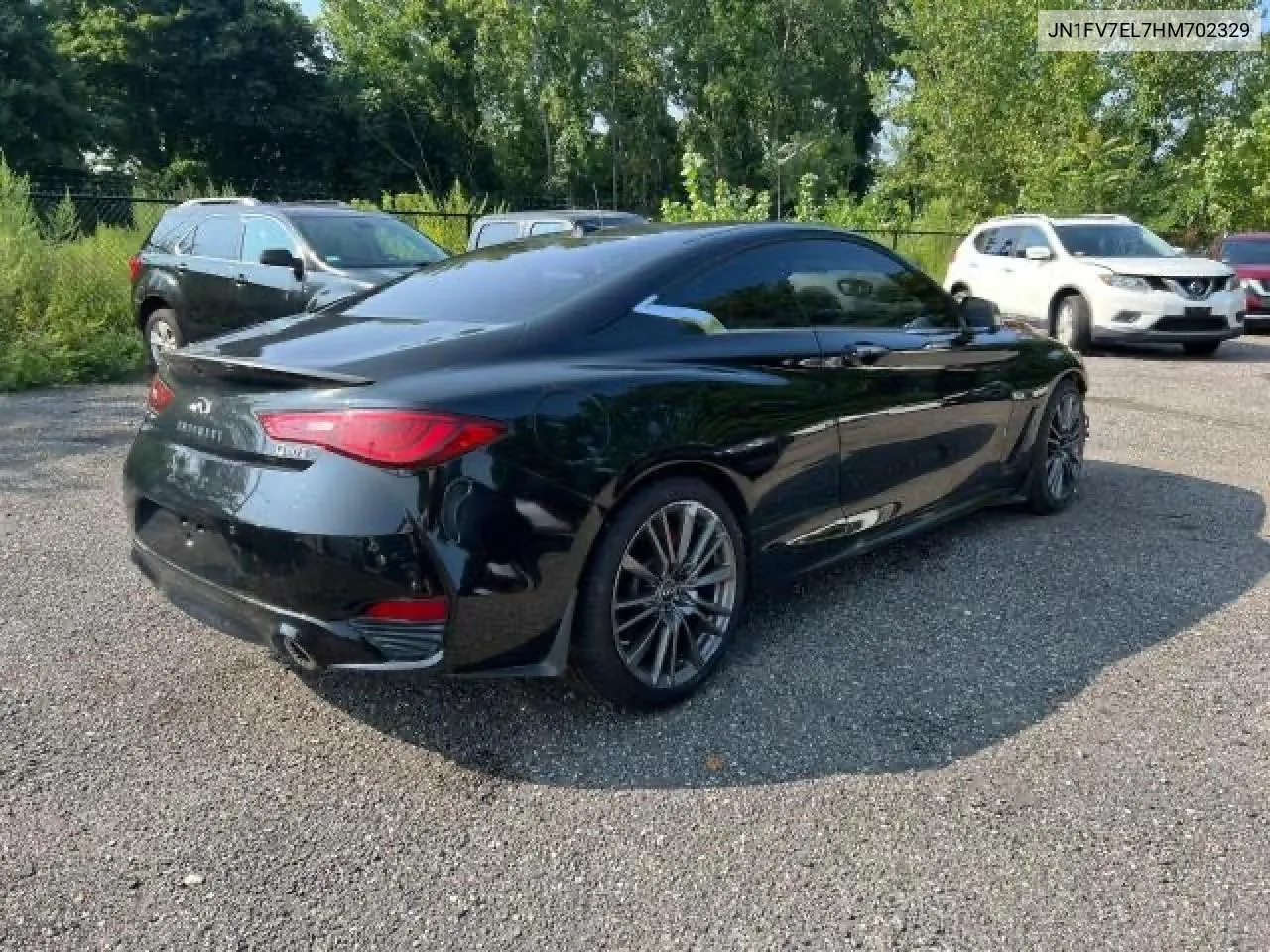 2017 Infiniti Q60 Red Sport 400 VIN: JN1FV7EL7HM702329 Lot: 69801564