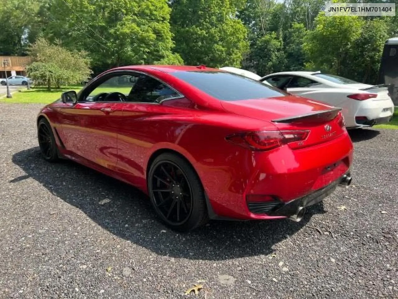 2017 Infiniti Q60 Red Sport 400 VIN: JN1FV7EL1HM701404 Lot: 71228324