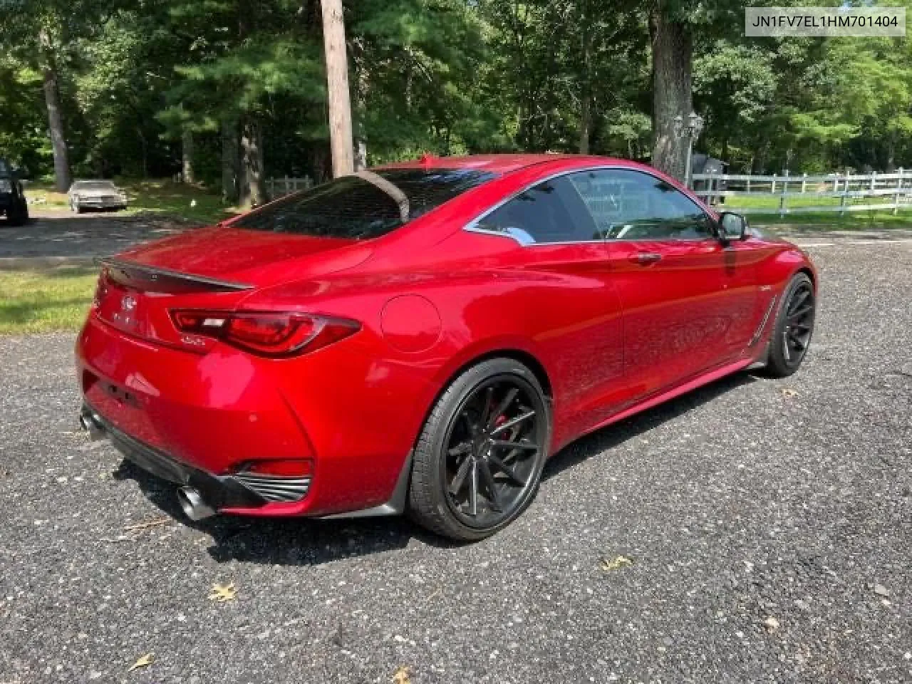 2017 Infiniti Q60 Red Sport 400 VIN: JN1FV7EL1HM701404 Lot: 71228324