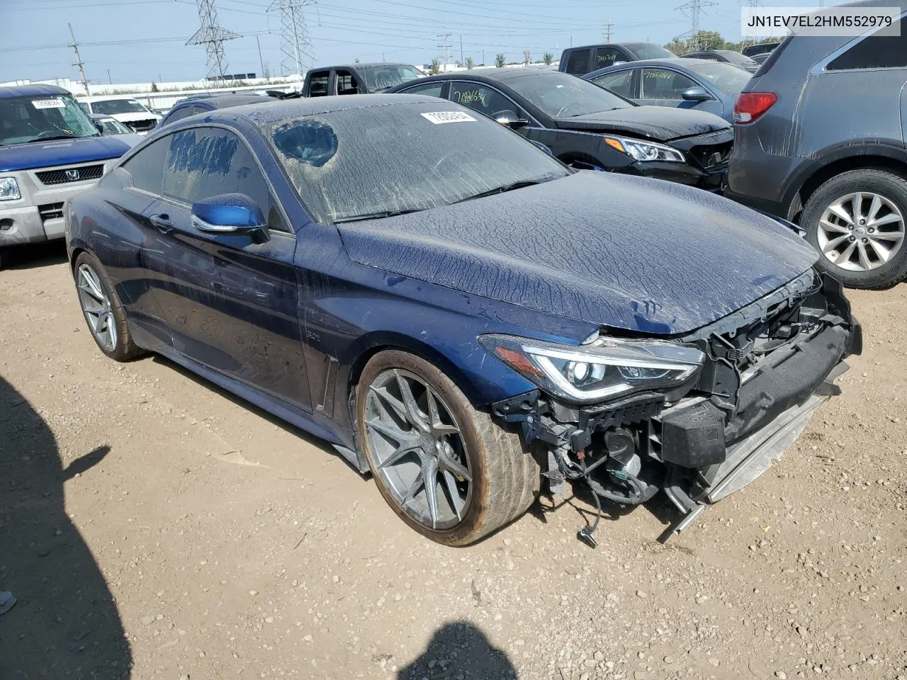 2017 Infiniti Q60 Premium VIN: JN1EV7EL2HM552979 Lot: 72002454