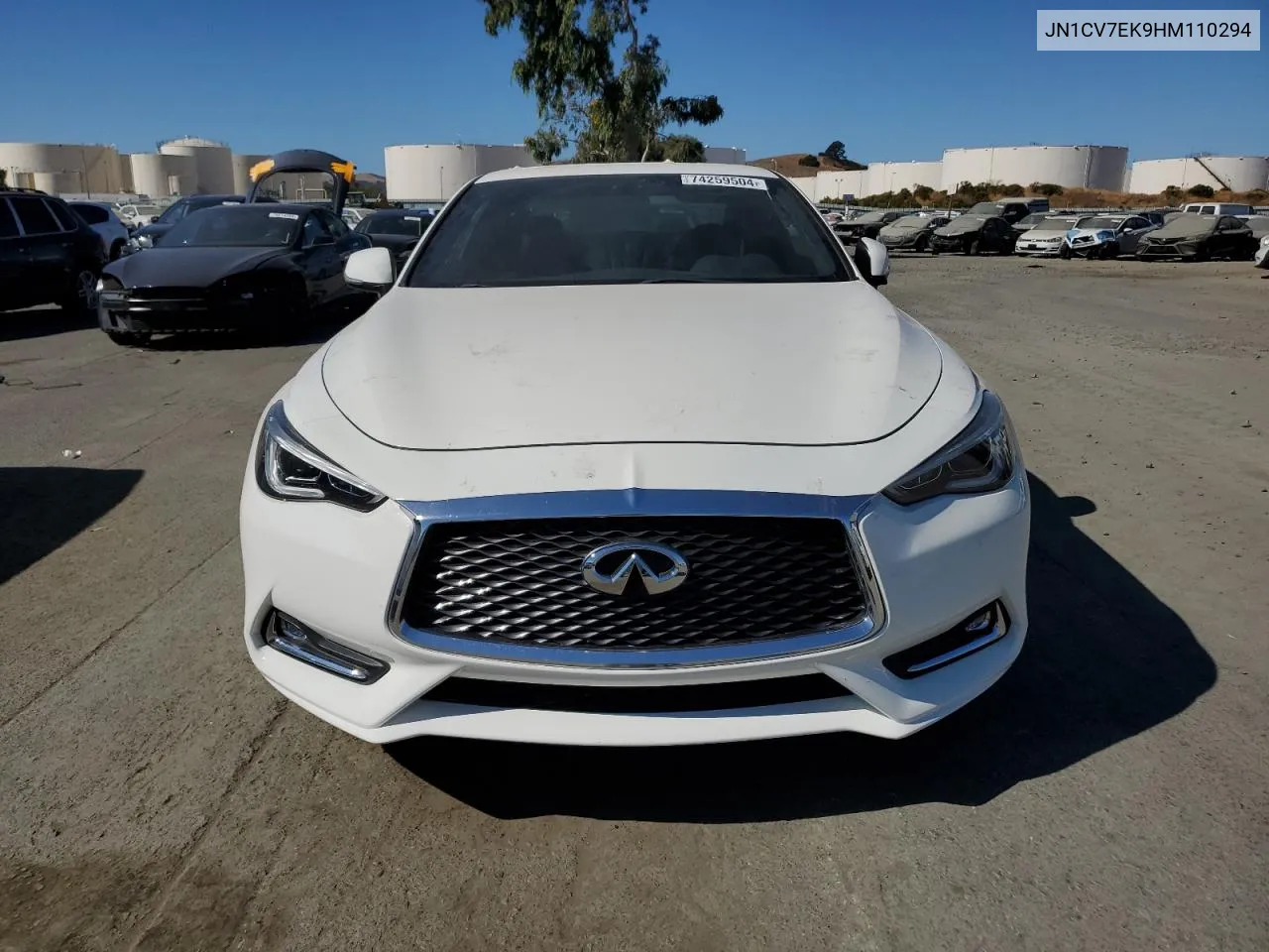 2017 Infiniti Q60 Base VIN: JN1CV7EK9HM110294 Lot: 74259504