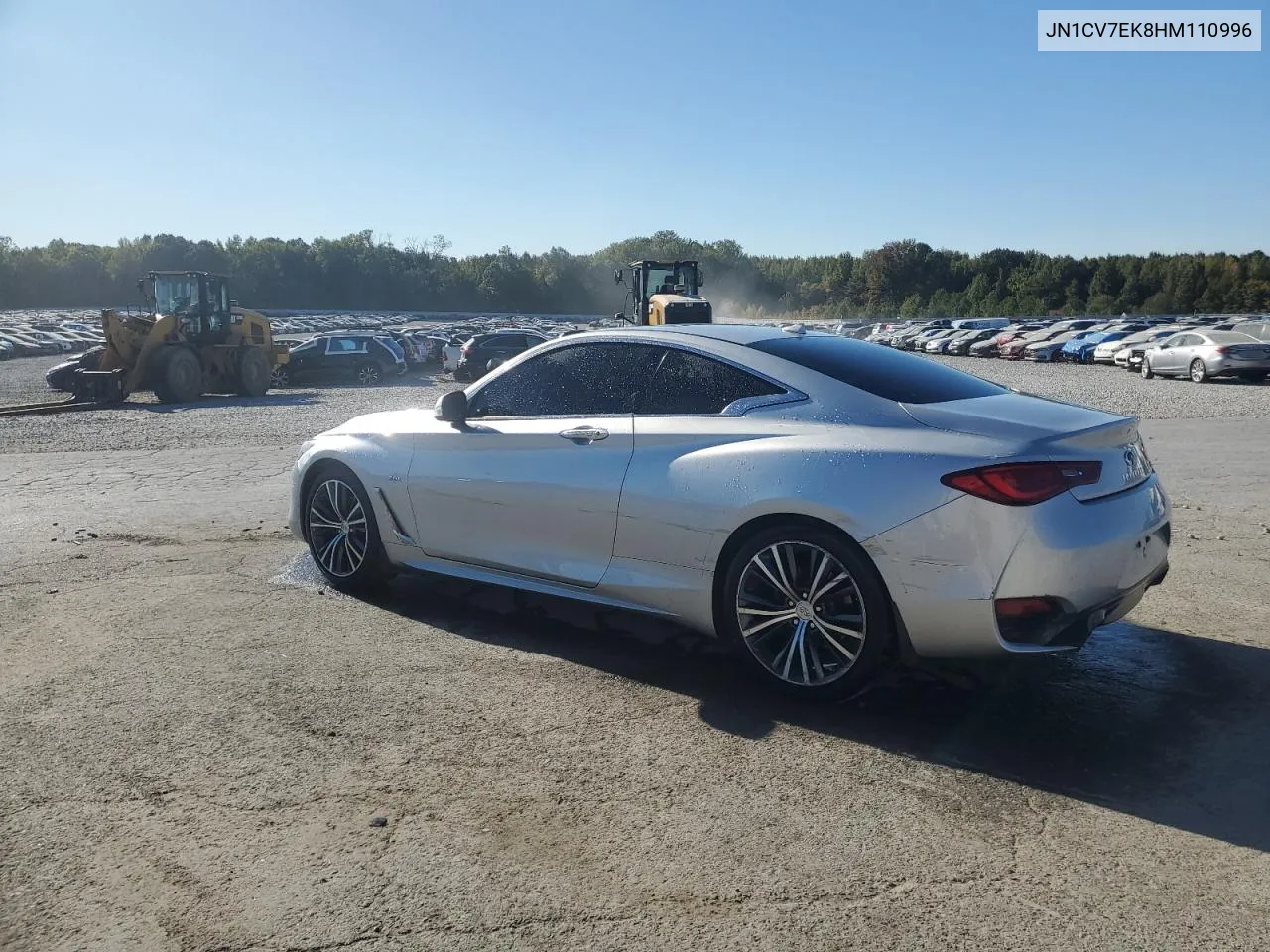 2017 Infiniti Q60 Base VIN: JN1CV7EK8HM110996 Lot: 75889494