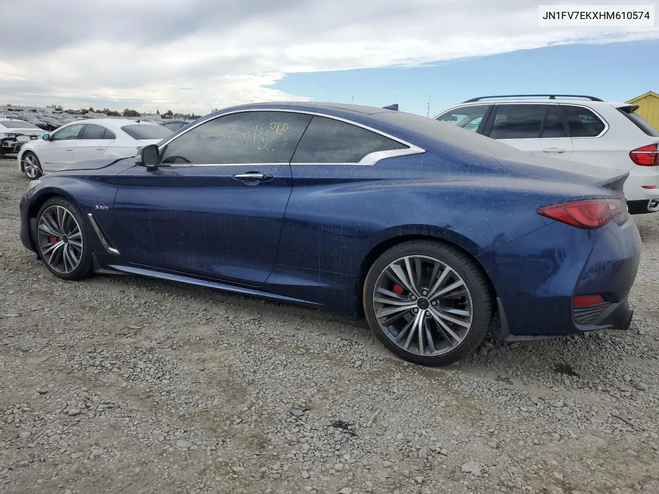 2017 Infiniti Q60 Red Sport 400 VIN: JN1FV7EKXHM610574 Lot: 76139204