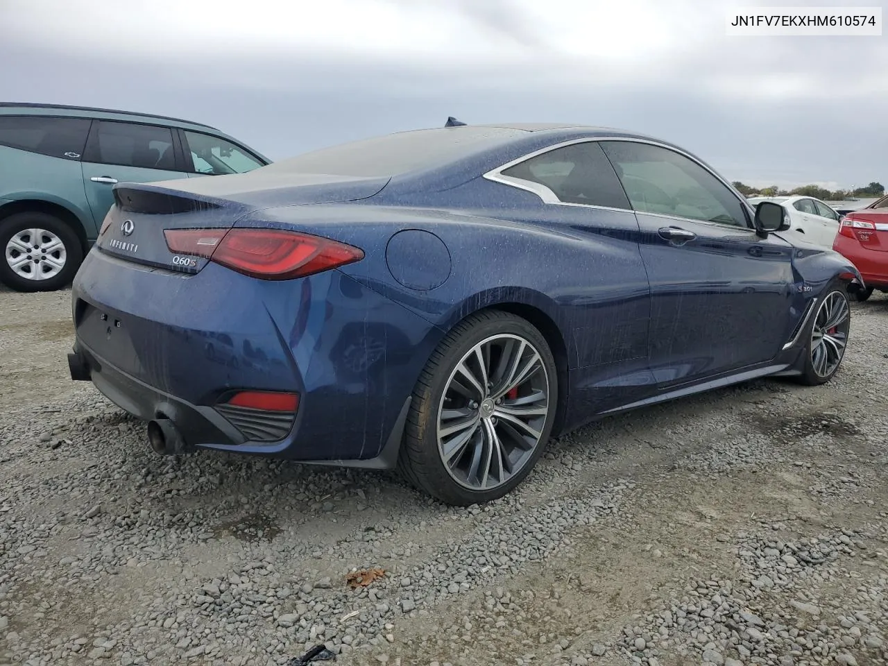 JN1FV7EKXHM610574 2017 Infiniti Q60 Red Sport 400