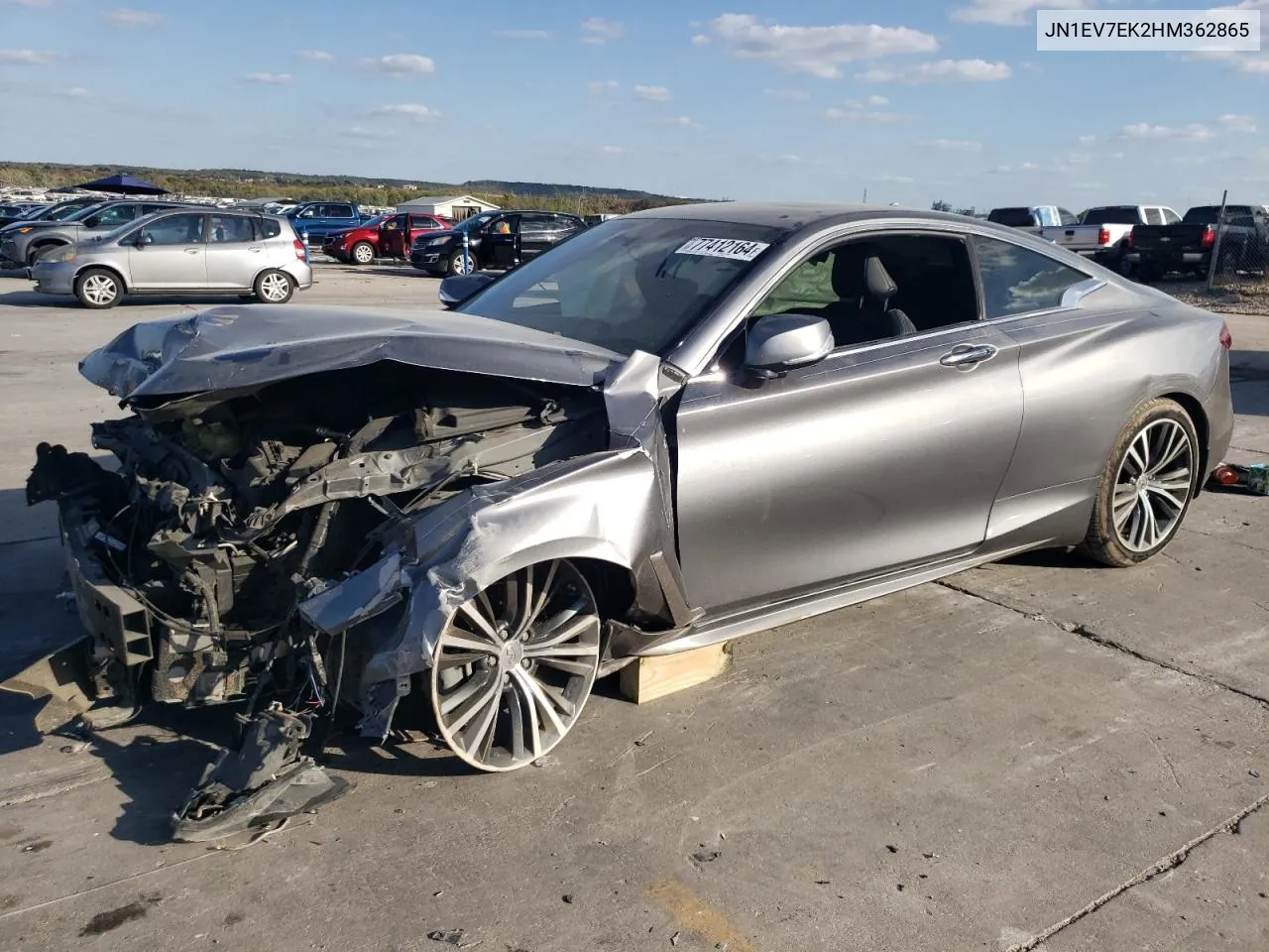 2017 Infiniti Q60 Premium VIN: JN1EV7EK2HM362865 Lot: 77412164