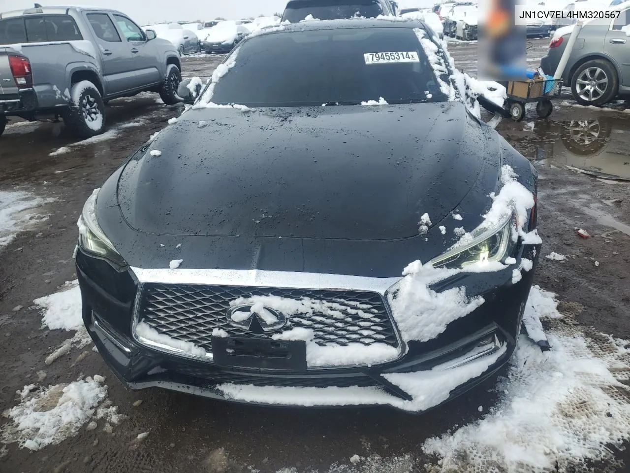 2017 Infiniti Q60 Base VIN: JN1CV7EL4HM320567 Lot: 79455314