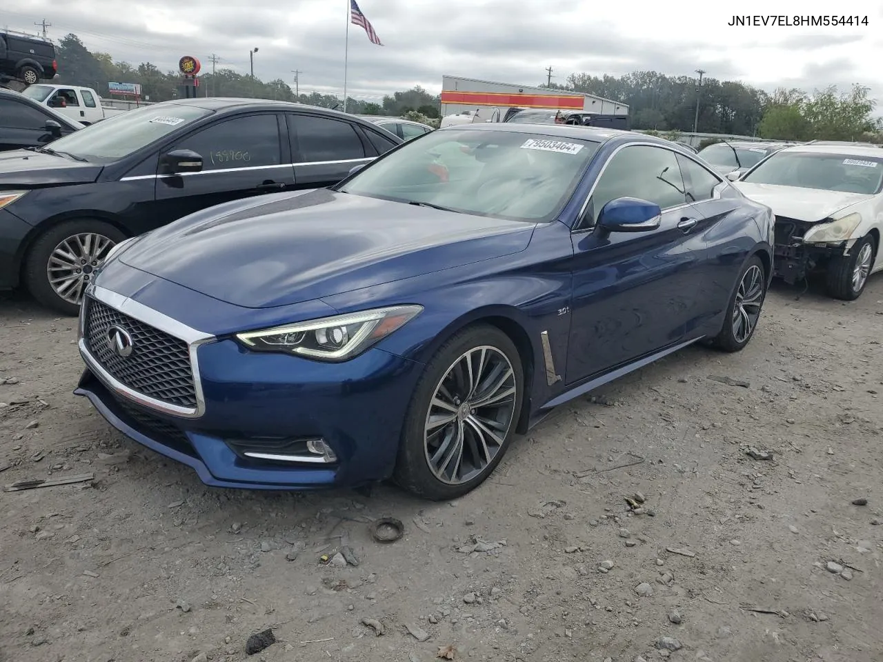 2017 Infiniti Q60 Premium VIN: JN1EV7EL8HM554414 Lot: 79503464