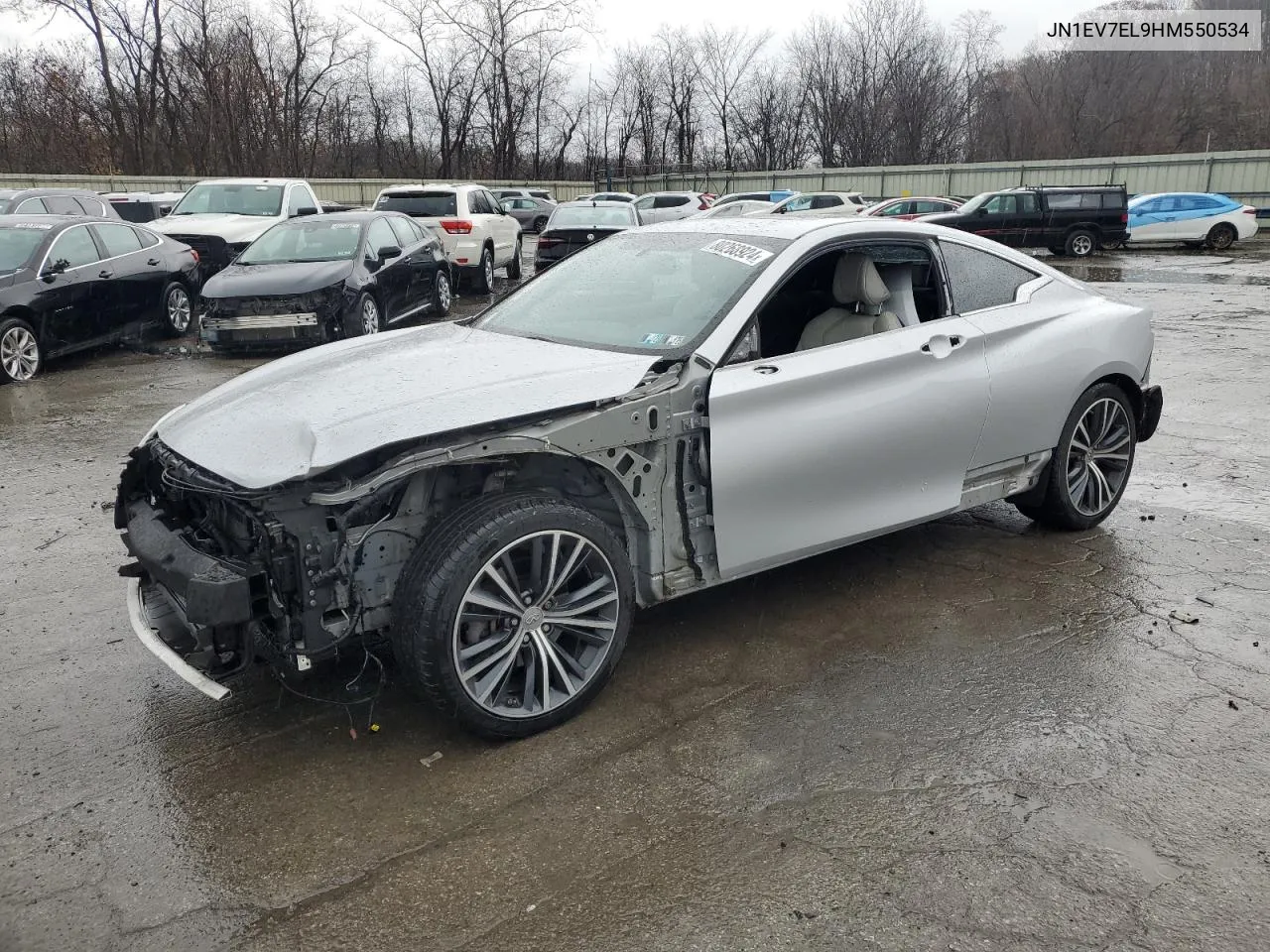 2017 Infiniti Q60 Premium VIN: JN1EV7EL9HM550534 Lot: 80268924