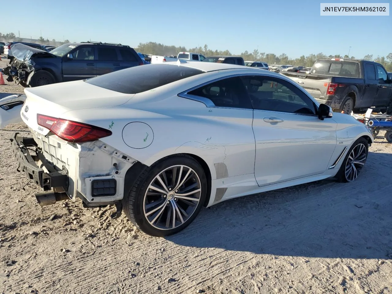 2017 Infiniti Q60 Premium VIN: JN1EV7EK5HM362102 Lot: 80308534