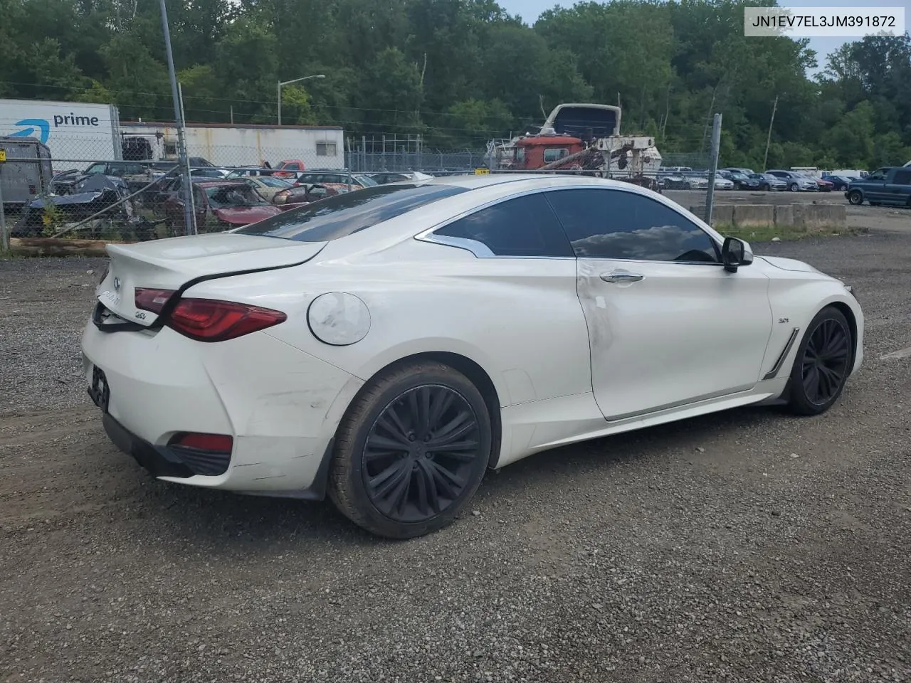 2018 Infiniti Q60 Luxe 300 VIN: JN1EV7EL3JM391872 Lot: 53802884