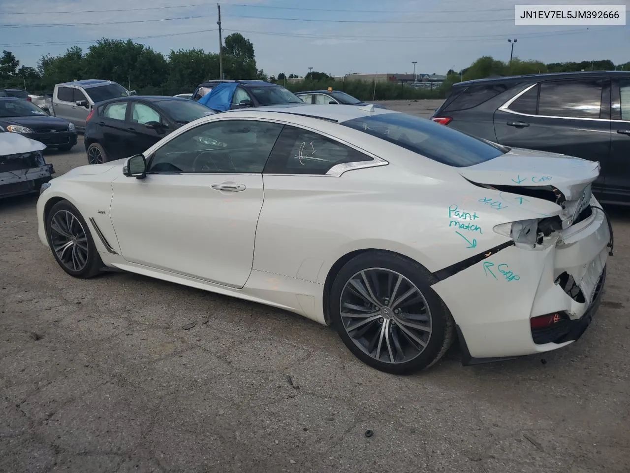 2018 Infiniti Q60 Luxe 300 VIN: JN1EV7EL5JM392666 Lot: 61049764