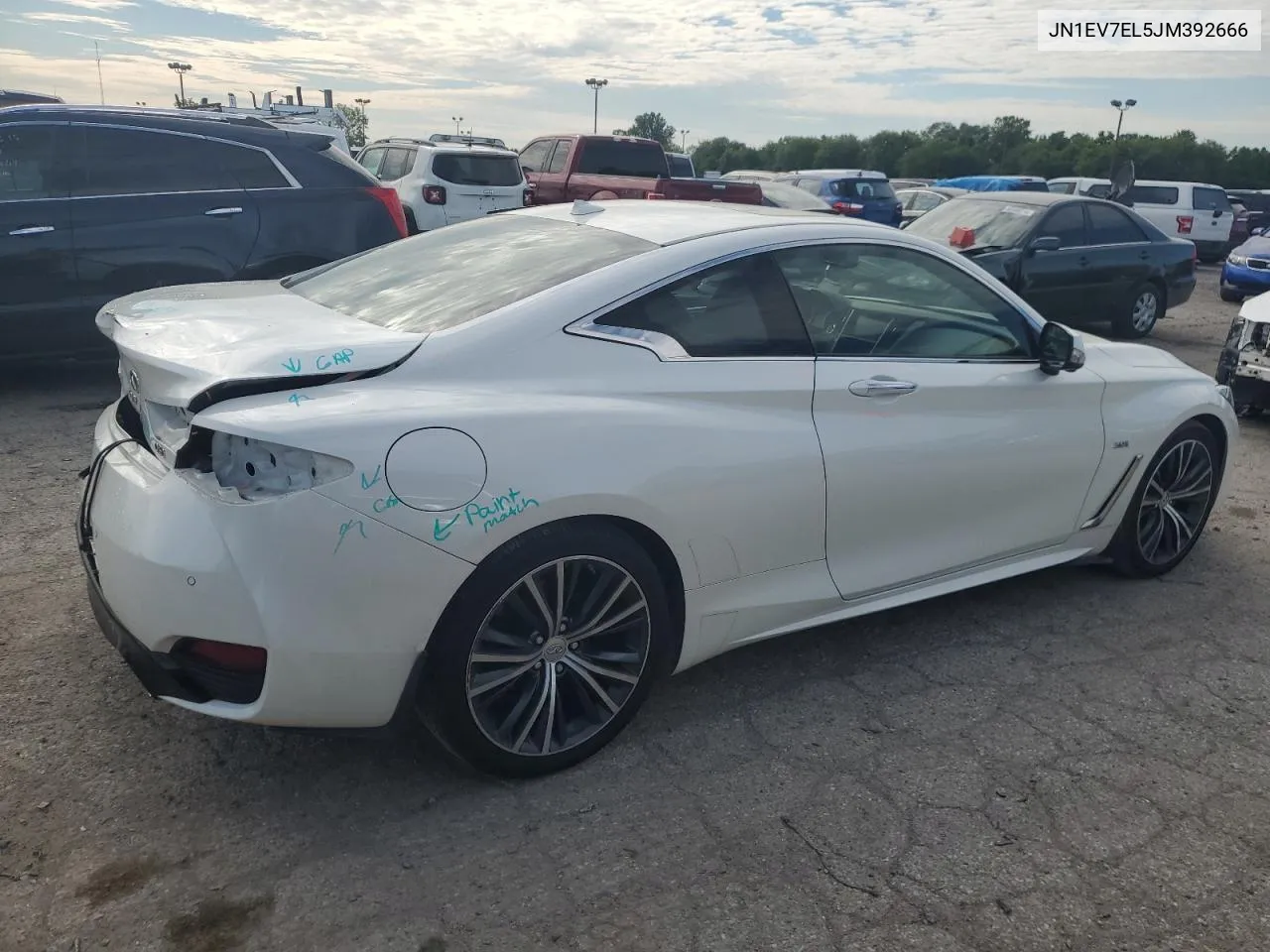 2018 Infiniti Q60 Luxe 300 VIN: JN1EV7EL5JM392666 Lot: 61049764