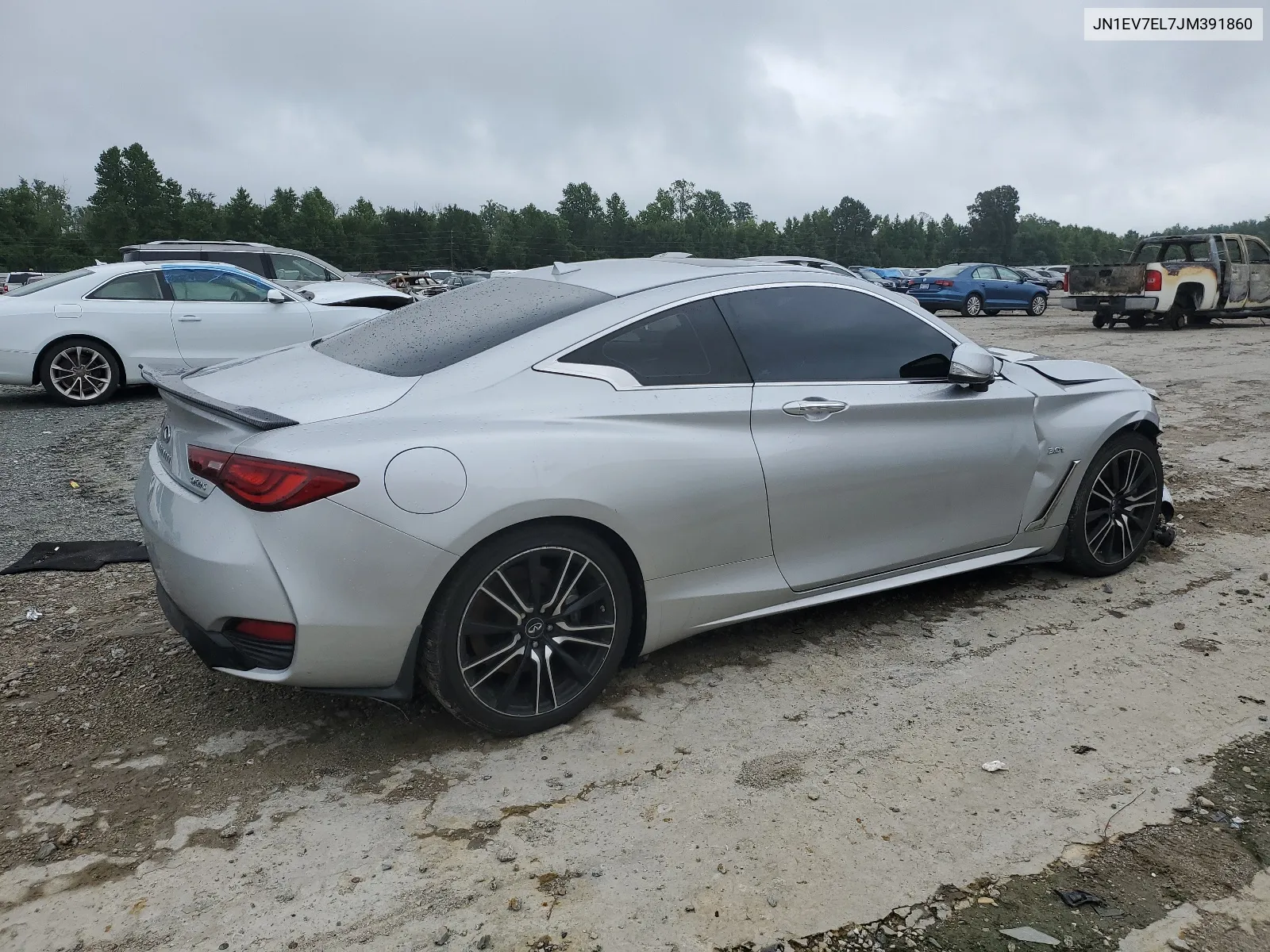 2018 Infiniti Q60 Luxe 300 VIN: JN1EV7EL7JM391860 Lot: 63766984