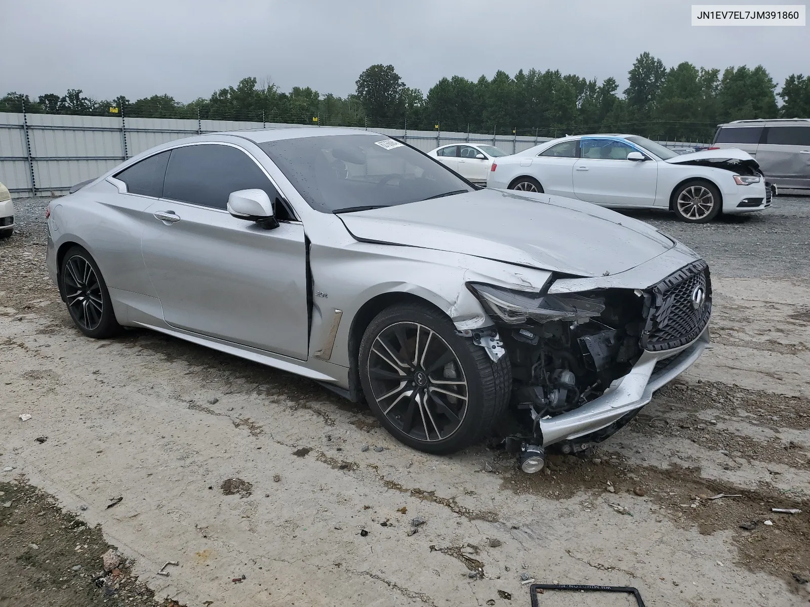 2018 Infiniti Q60 Luxe 300 VIN: JN1EV7EL7JM391860 Lot: 63766984