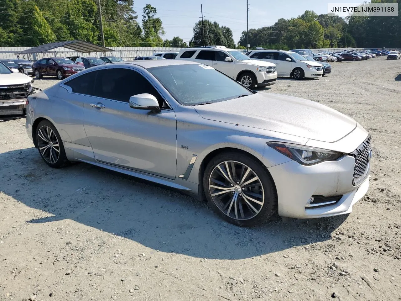 2018 Infiniti Q60 Luxe 300 VIN: JN1EV7EL1JM391188 Lot: 67735374