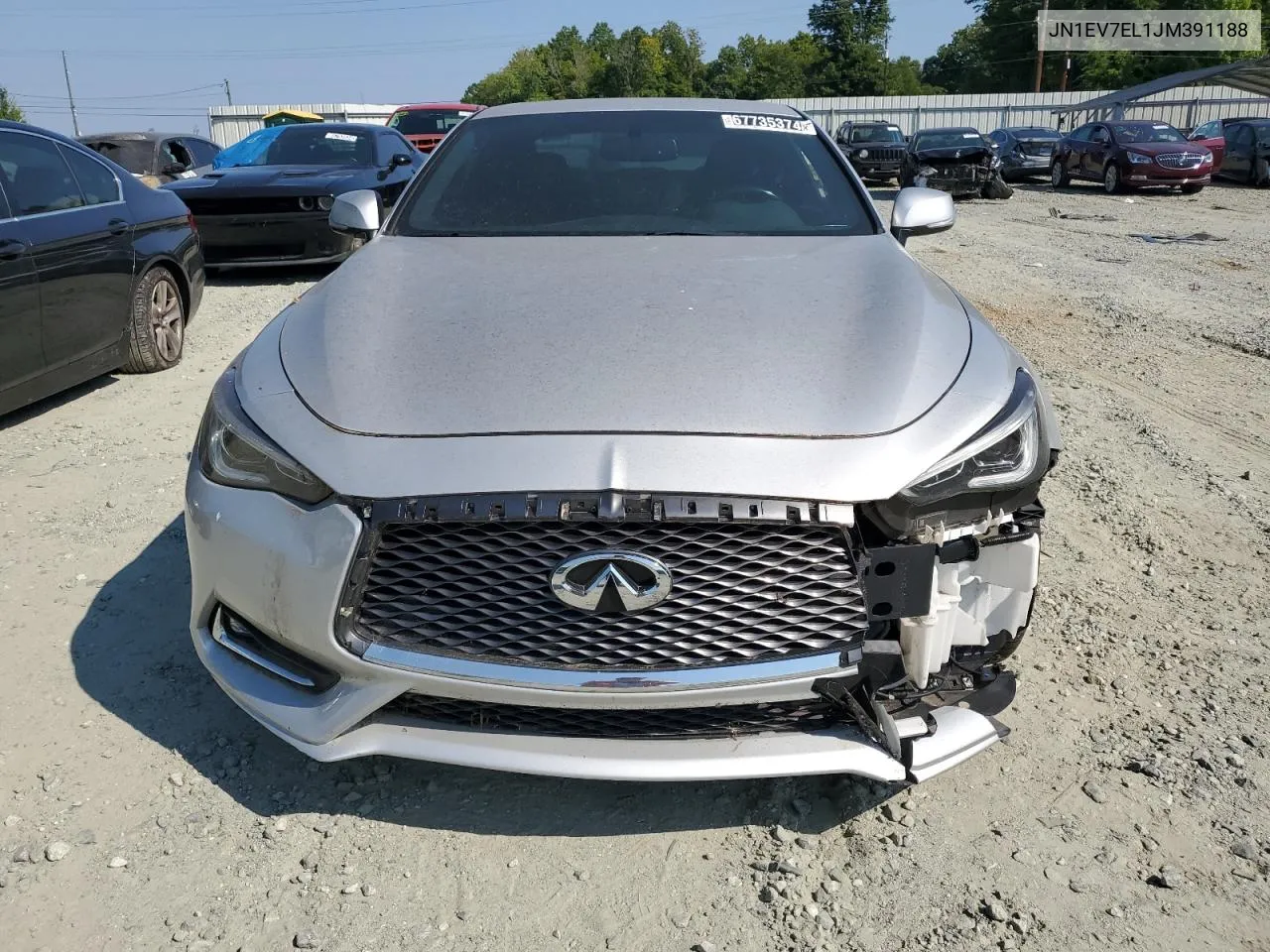 2018 Infiniti Q60 Luxe 300 VIN: JN1EV7EL1JM391188 Lot: 67735374