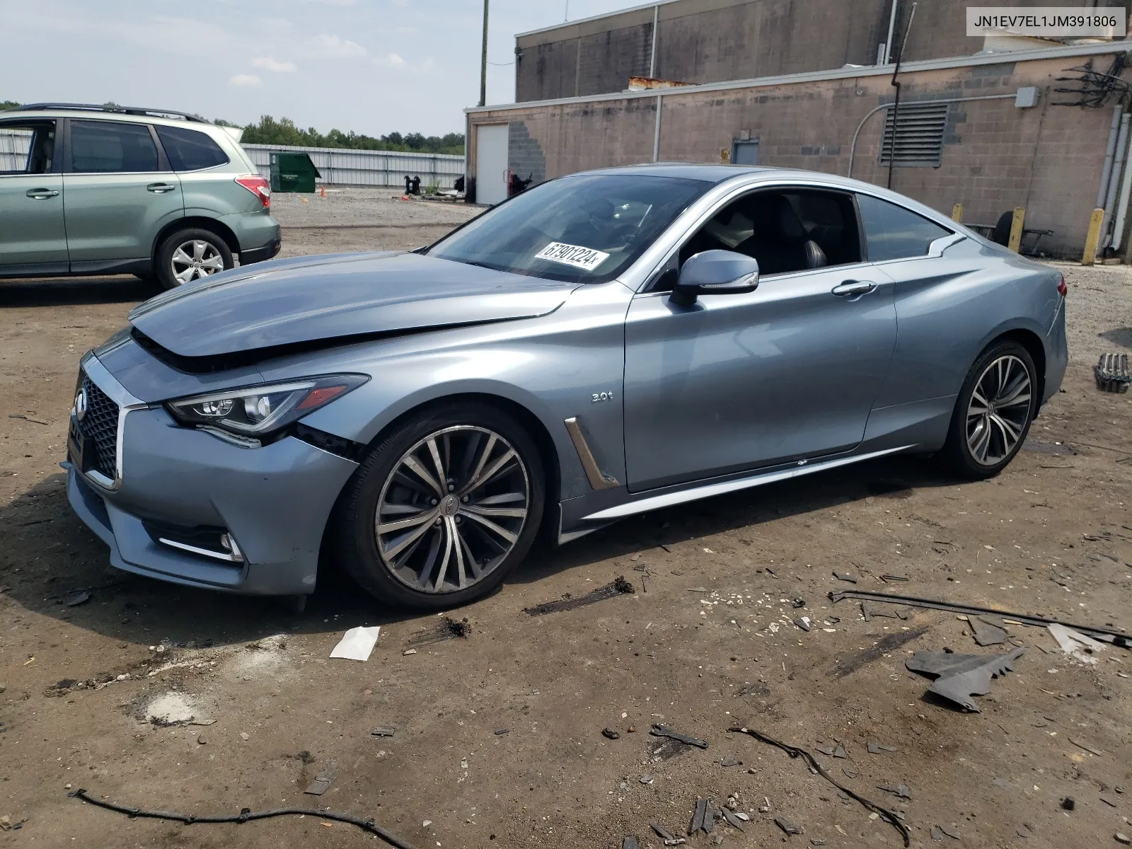 2018 Infiniti Q60 Luxe 300 VIN: JN1EV7EL1JM391806 Lot: 67901224