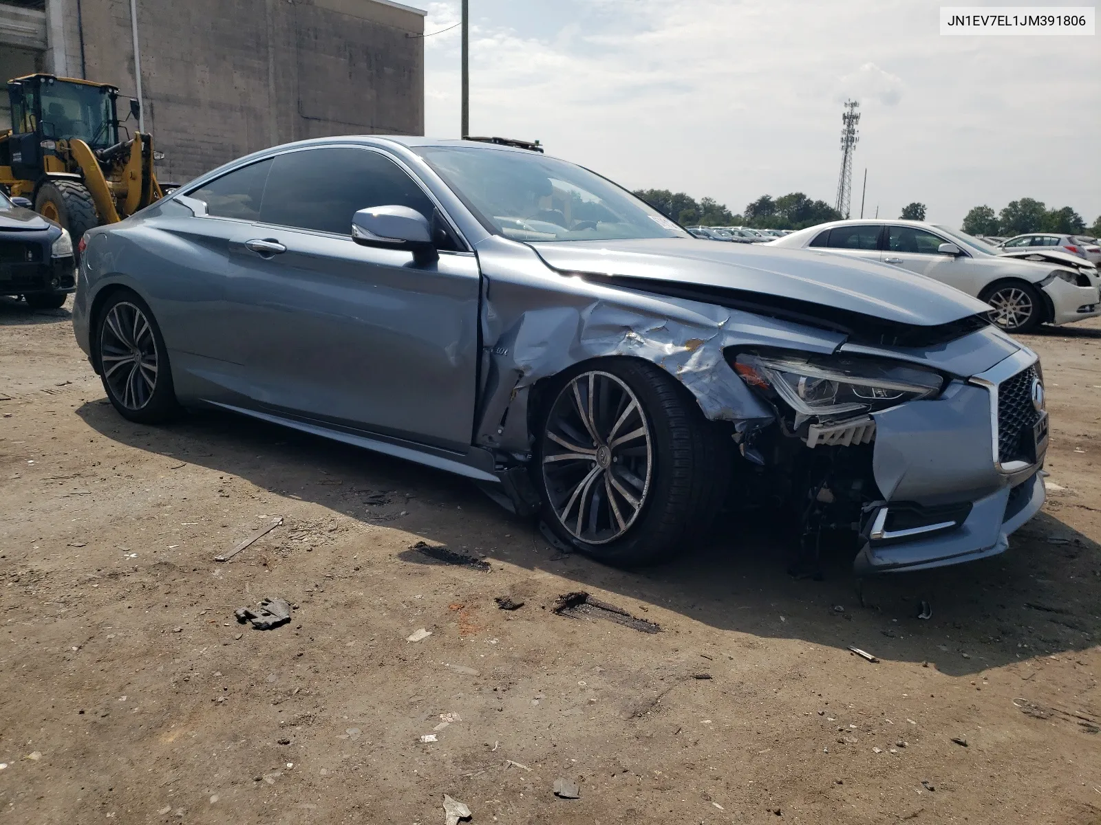 2018 Infiniti Q60 Luxe 300 VIN: JN1EV7EL1JM391806 Lot: 67901224