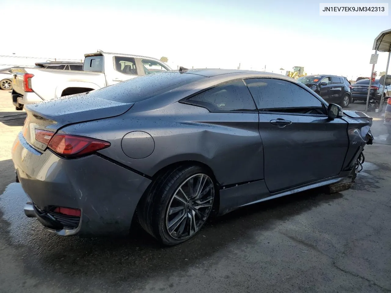 2018 Infiniti Q60 Luxe 300 VIN: JN1EV7EK9JM342313 Lot: 68143604