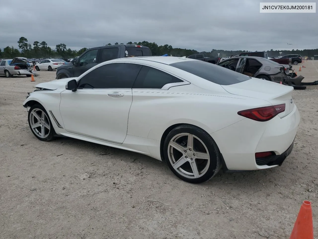 2018 Infiniti Q60 Pure VIN: JN1CV7EK0JM200181 Lot: 71206154