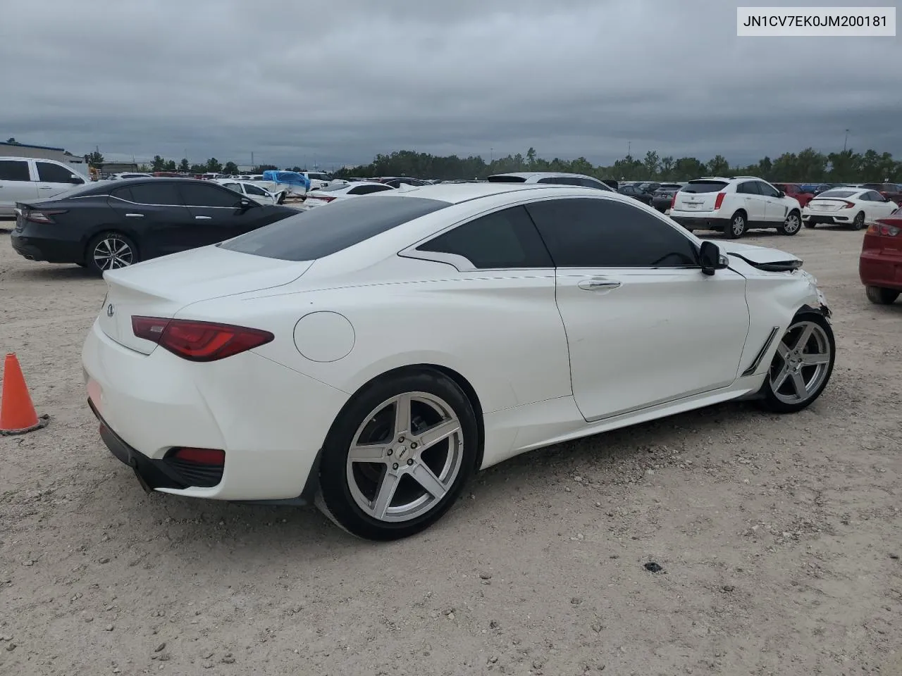 2018 Infiniti Q60 Pure VIN: JN1CV7EK0JM200181 Lot: 71206154