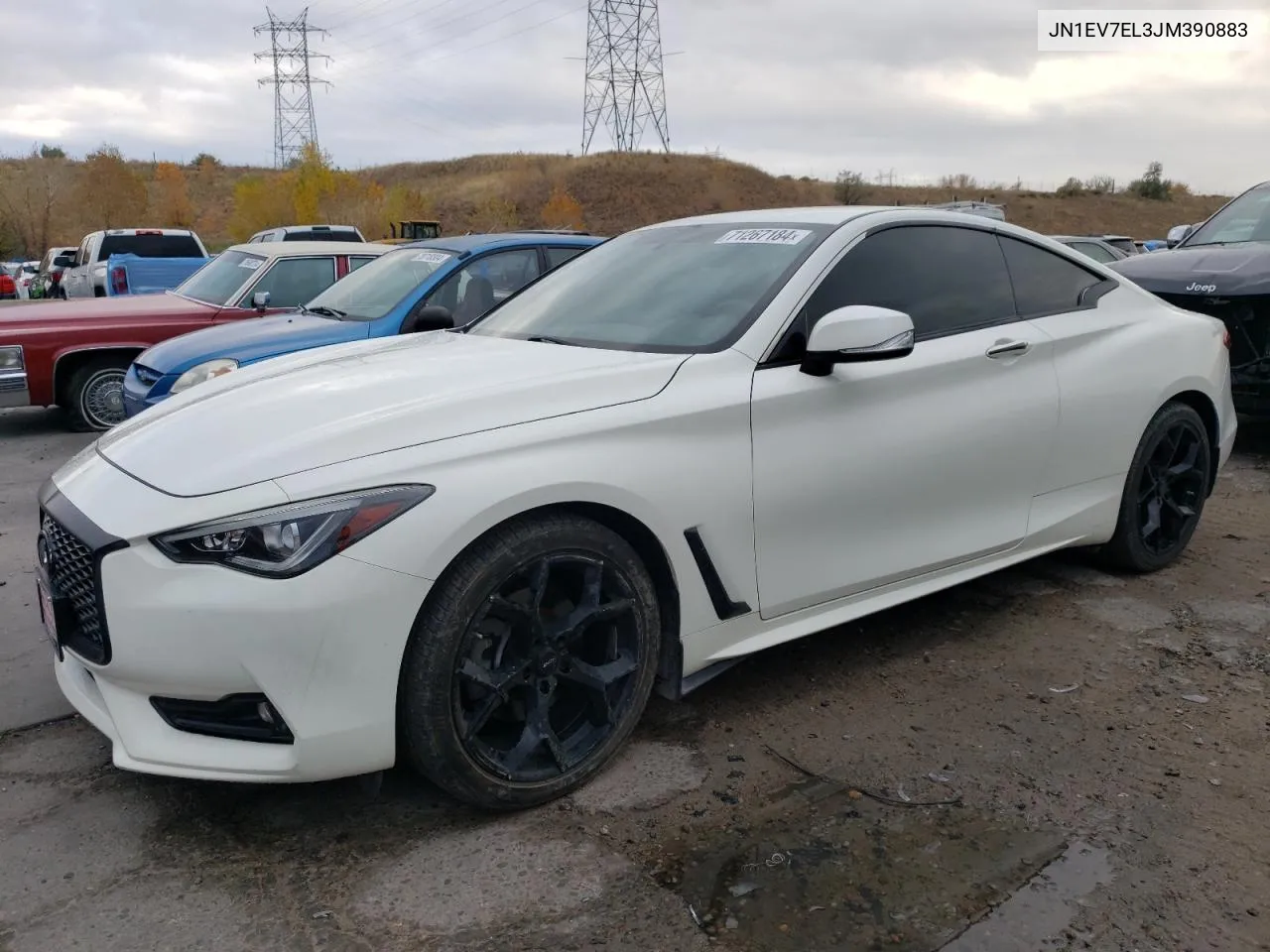 2018 Infiniti Q60 Luxe 300 VIN: JN1EV7EL3JM390883 Lot: 71267184