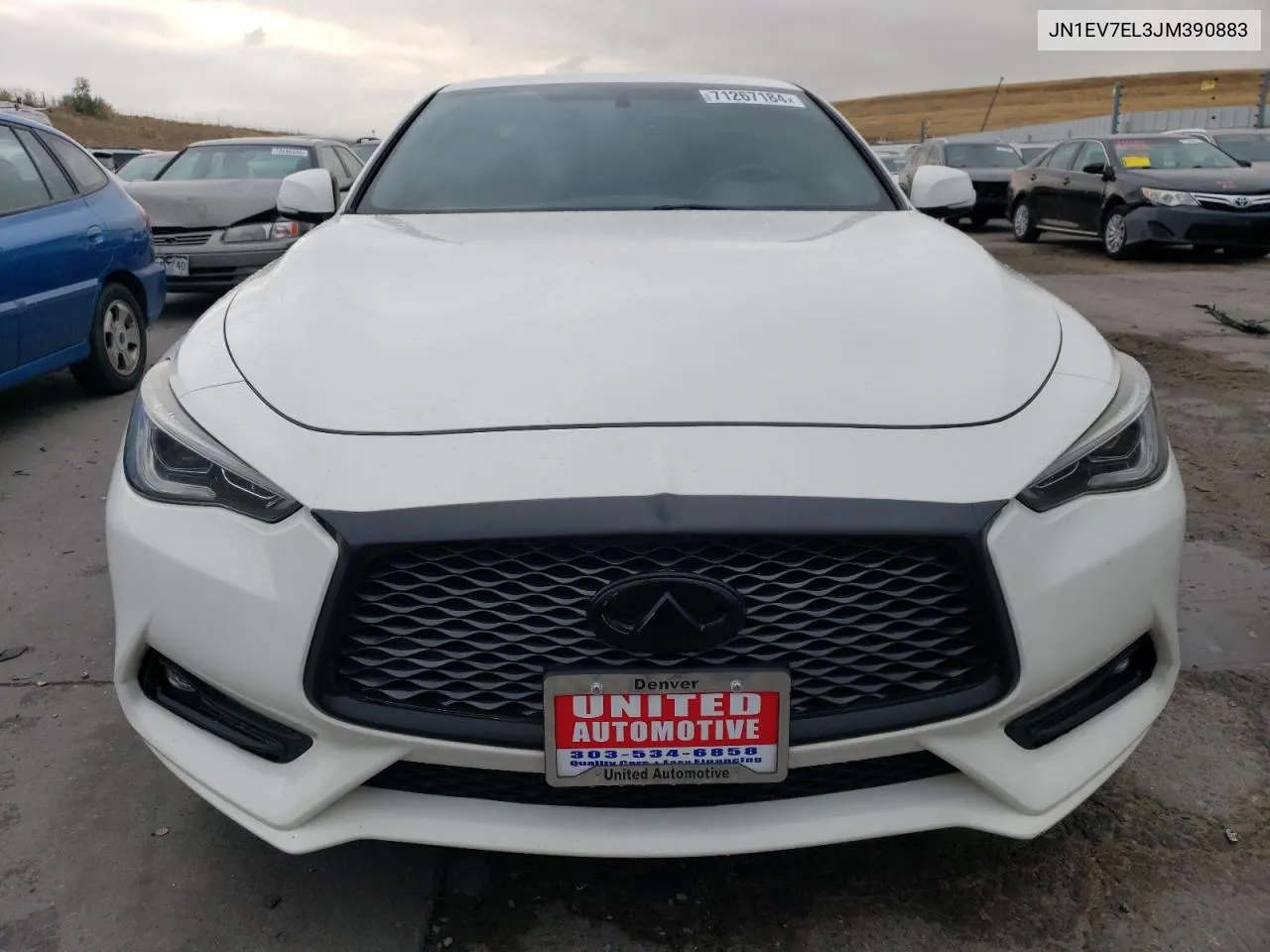 2018 Infiniti Q60 Luxe 300 VIN: JN1EV7EL3JM390883 Lot: 71267184