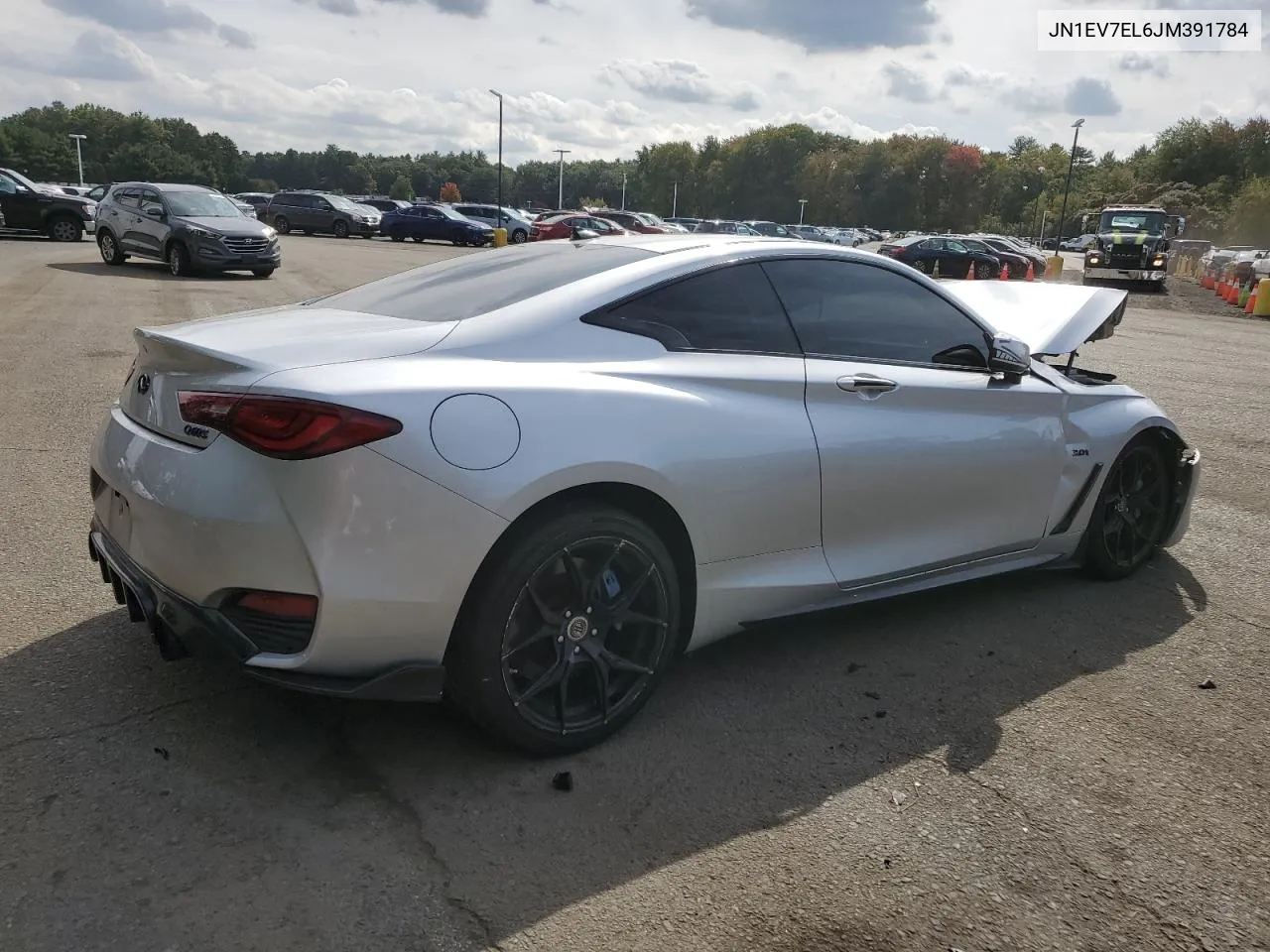 2018 Infiniti Q60 Luxe 300 VIN: JN1EV7EL6JM391784 Lot: 74554664