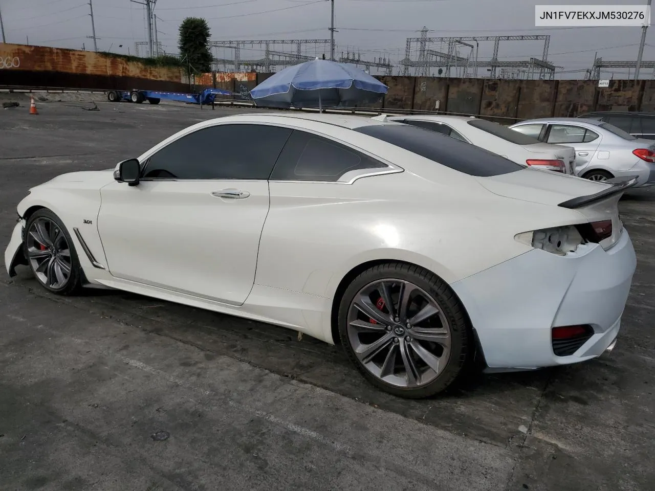 JN1FV7EKXJM530276 2018 Infiniti Q60 Red Sport 400