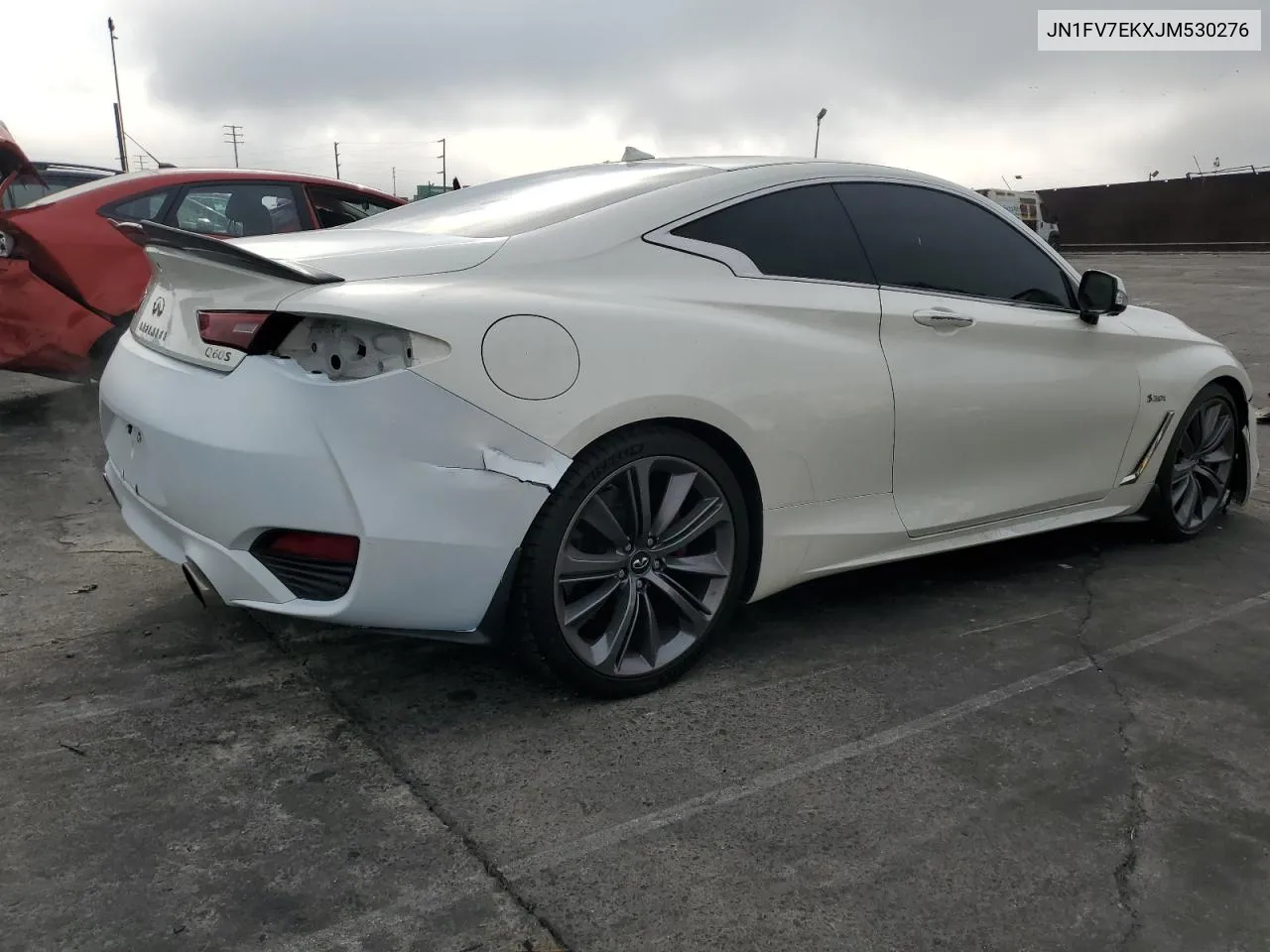 JN1FV7EKXJM530276 2018 Infiniti Q60 Red Sport 400