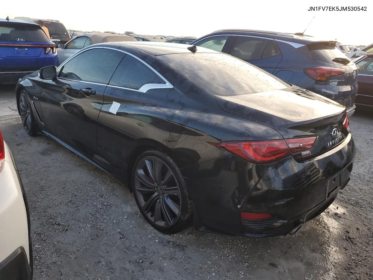 JN1FV7EK5JM530542 2018 Infiniti Q60 Red Sport 400