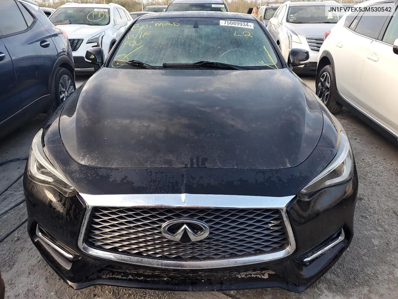 JN1FV7EK5JM530542 2018 Infiniti Q60 Red Sport 400