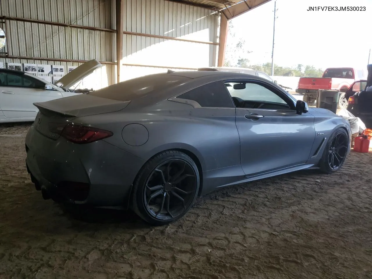 JN1FV7EK3JM530023 2018 Infiniti Q60 Red Sport 400