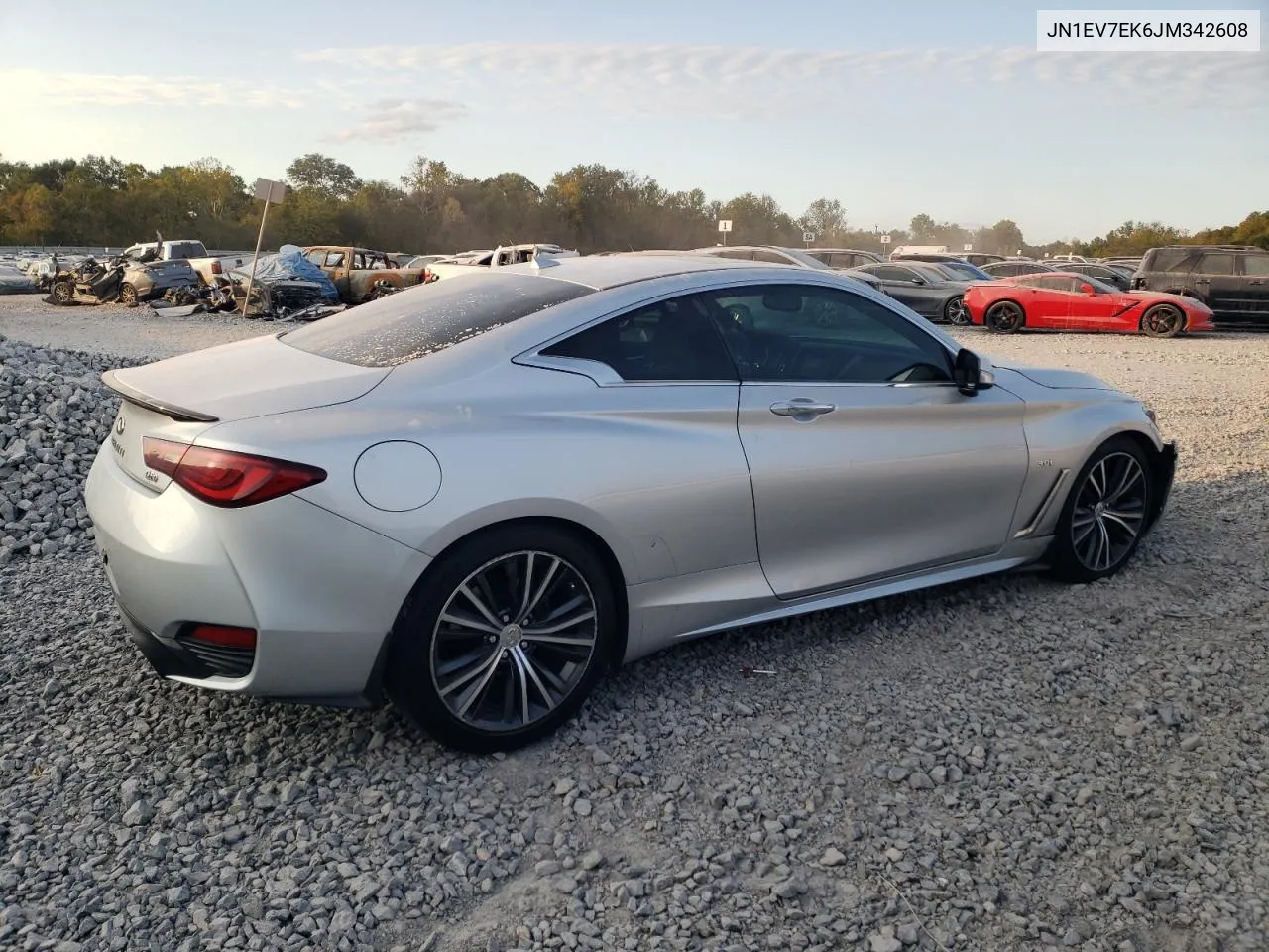 2018 Infiniti Q60 Luxe 300 VIN: JN1EV7EK6JM342608 Lot: 76514694