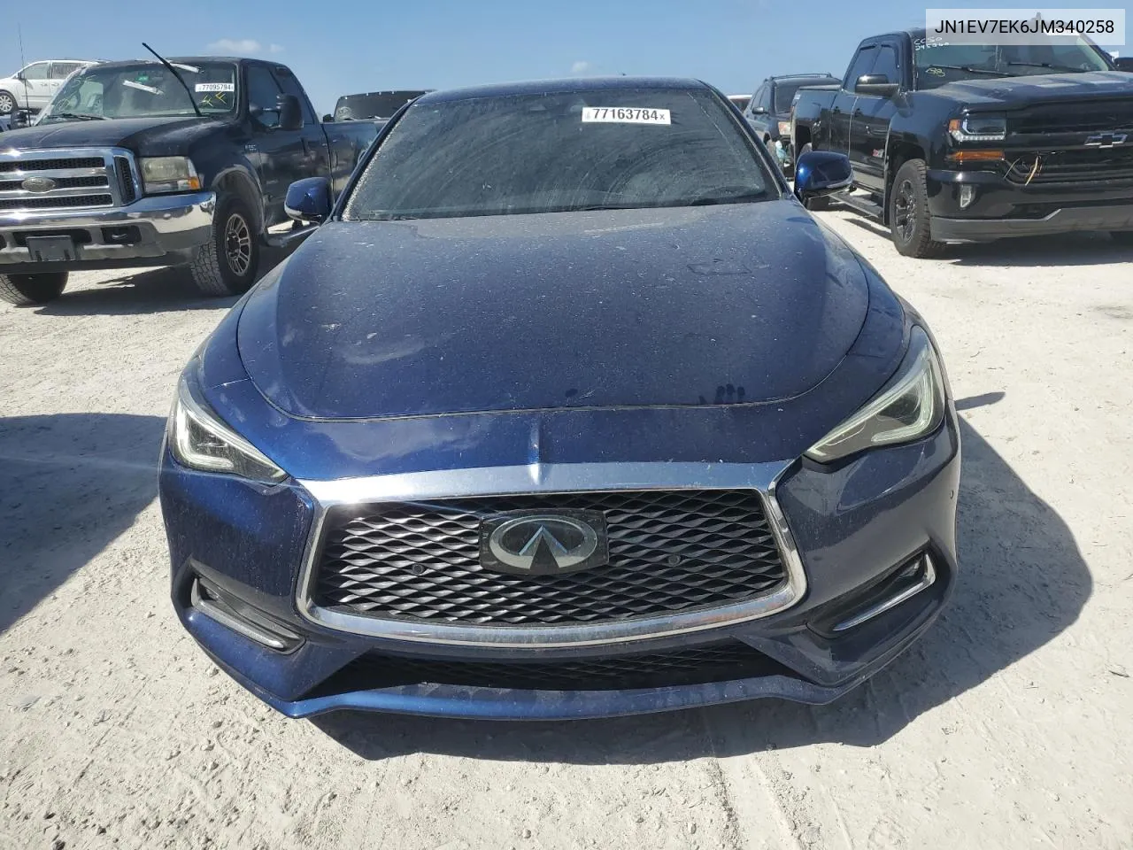 2018 Infiniti Q60 Luxe 300 VIN: JN1EV7EK6JM340258 Lot: 77163784