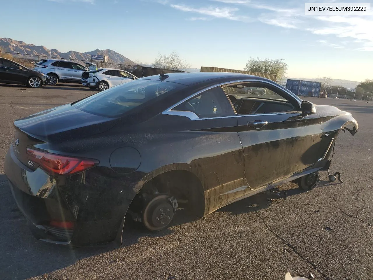 2018 Infiniti Q60 Luxe 300 VIN: JN1EV7EL5JM392229 Lot: 78073744