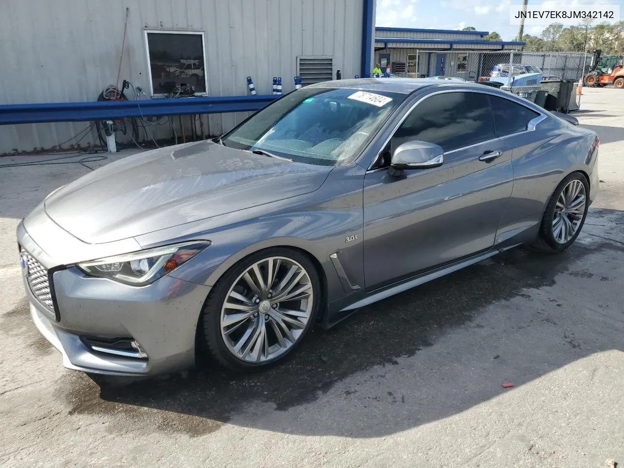 2018 Infiniti Q60 Luxe 300 VIN: JN1EV7EK8JM342142 Lot: 78714604