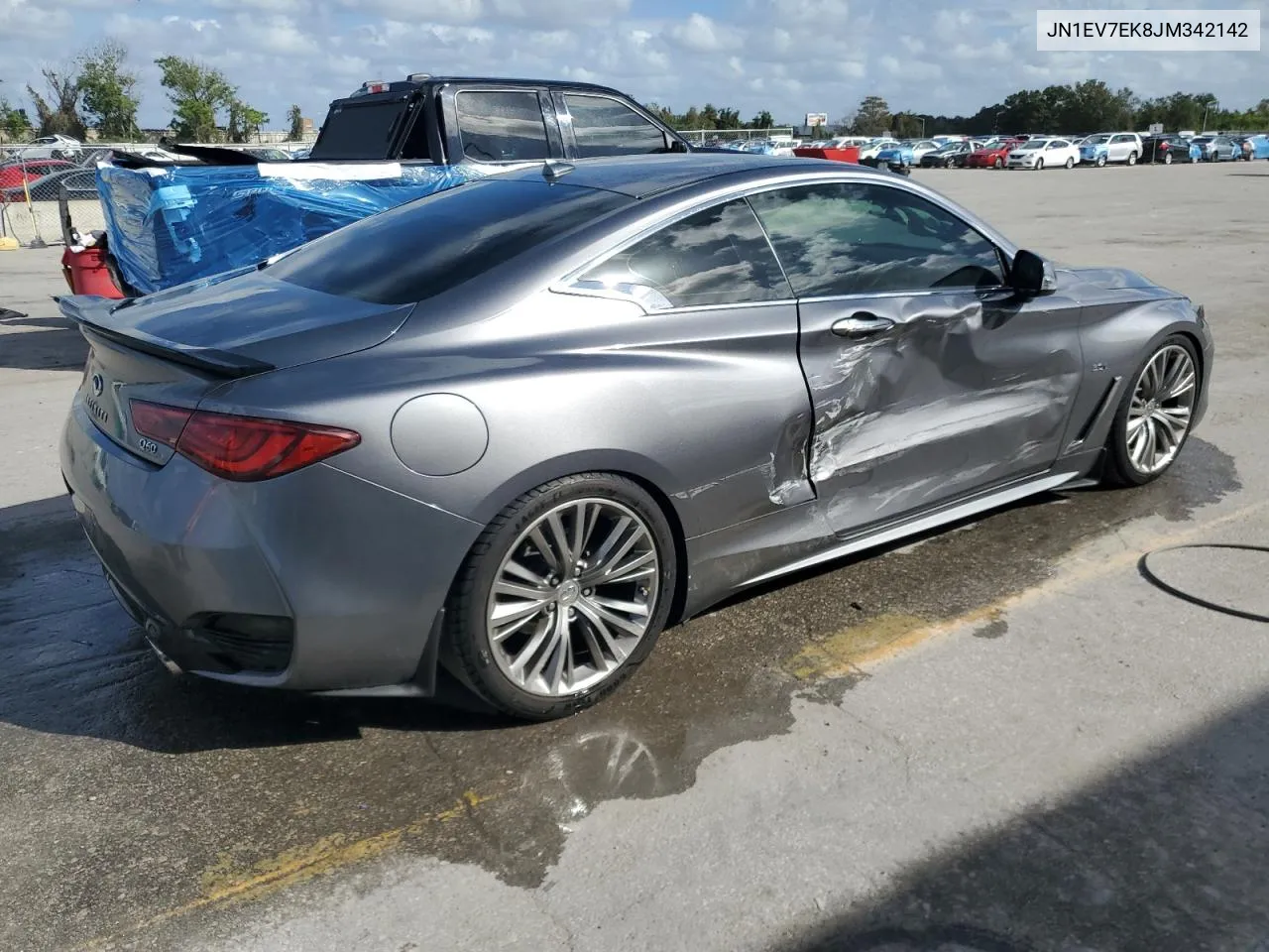 2018 Infiniti Q60 Luxe 300 VIN: JN1EV7EK8JM342142 Lot: 78714604