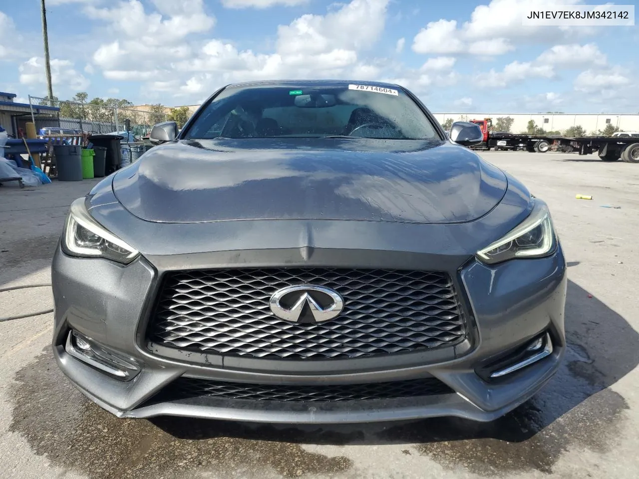 2018 Infiniti Q60 Luxe 300 VIN: JN1EV7EK8JM342142 Lot: 78714604