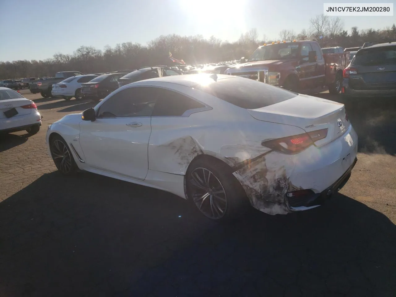 2018 Infiniti Q60 Pure VIN: JN1CV7EK2JM200280 Lot: 80432204