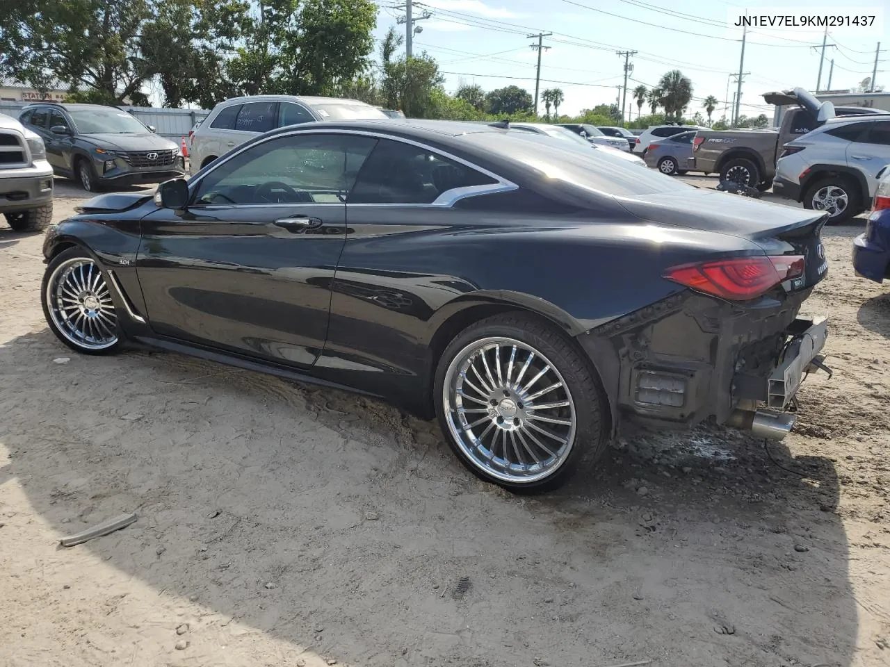 2019 Infiniti Q60 Pure VIN: JN1EV7EL9KM291437 Lot: 72047964