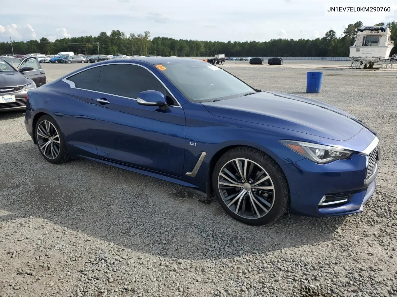 2019 Infiniti Q60 Pure VIN: JN1EV7EL0KM290760 Lot: 73065724