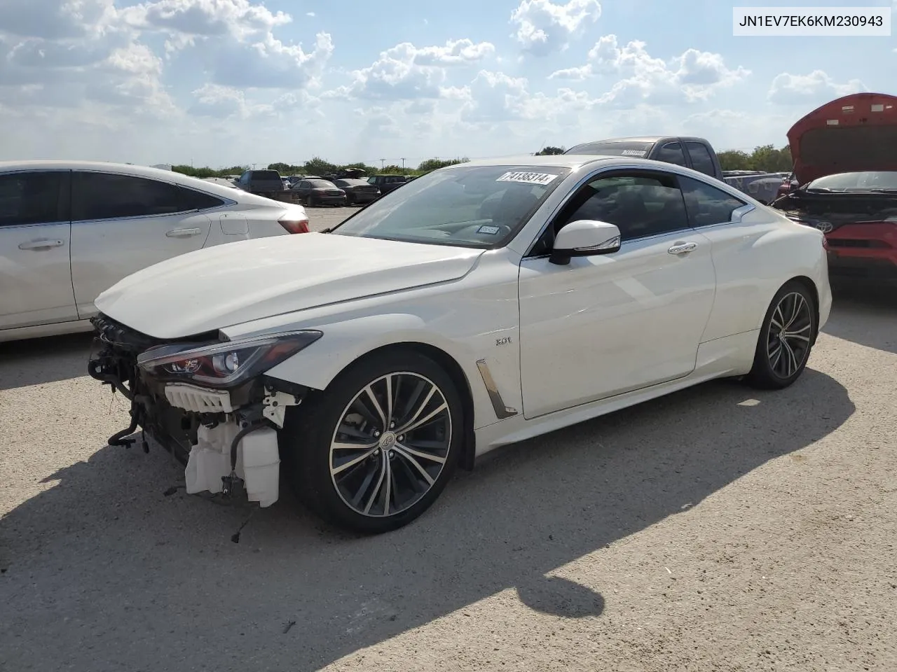 JN1EV7EK6KM230943 2019 Infiniti Q60 Pure